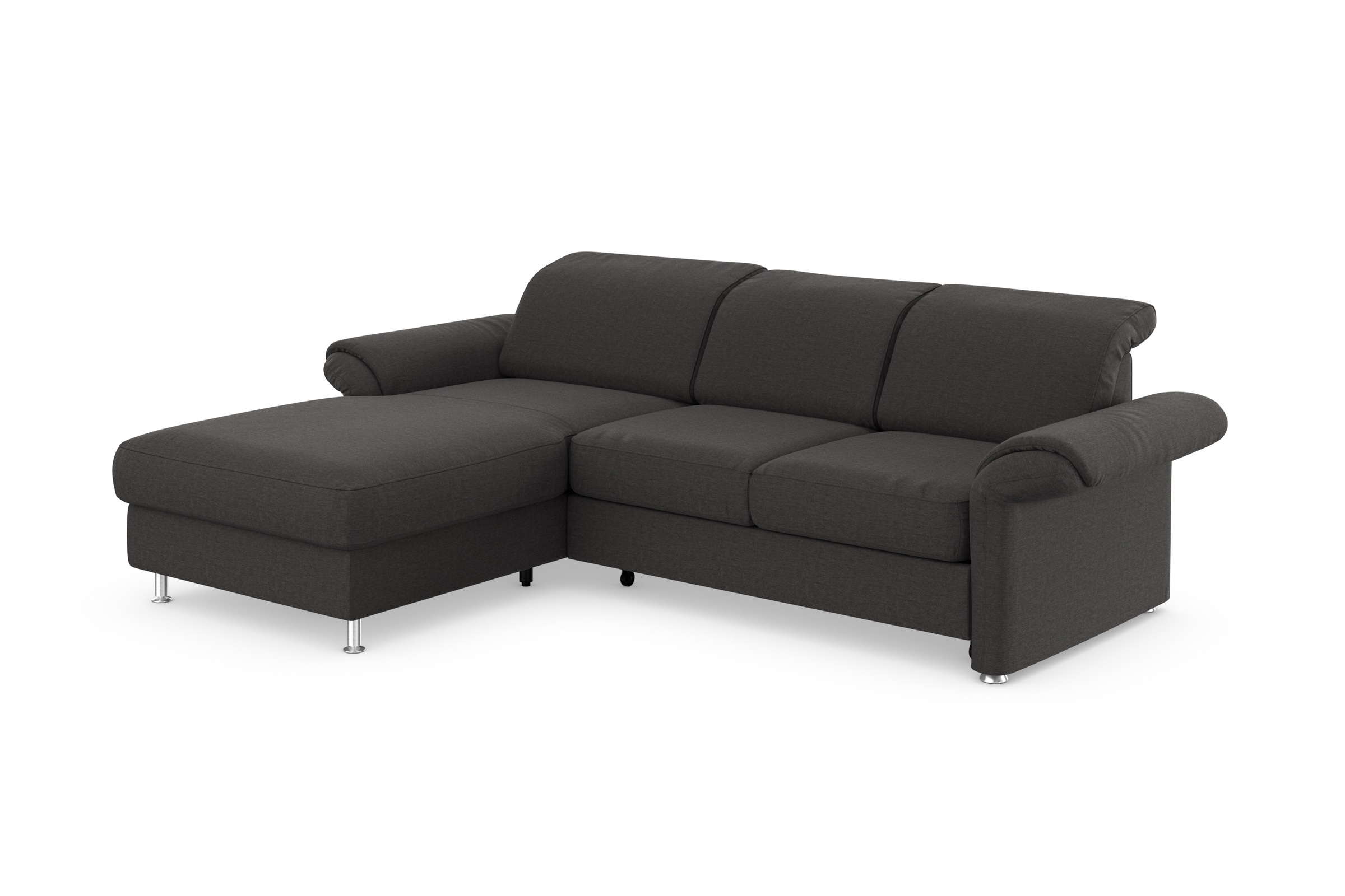 sit&more Ecksofa »Apulia L-Form« wahlweise Bettfunktion, Bettkasten und Kopf- und Armteilverstellung