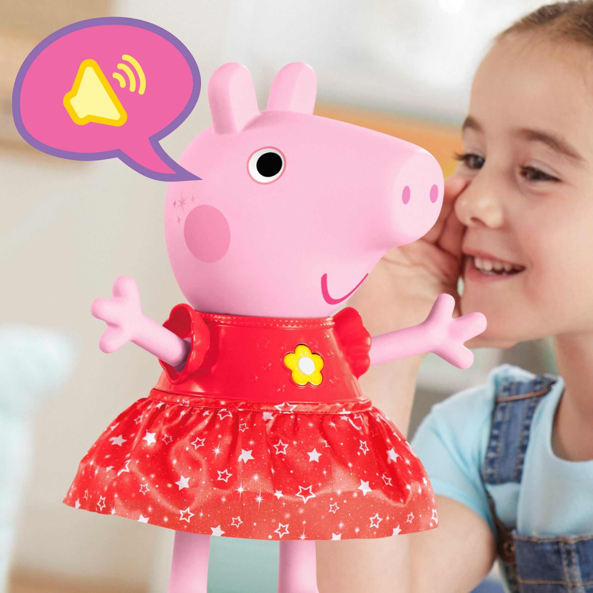 Hasbro Stehpuppe »Peppa Pig, Peppas Matschepfützen-Party«, mit Funktionen