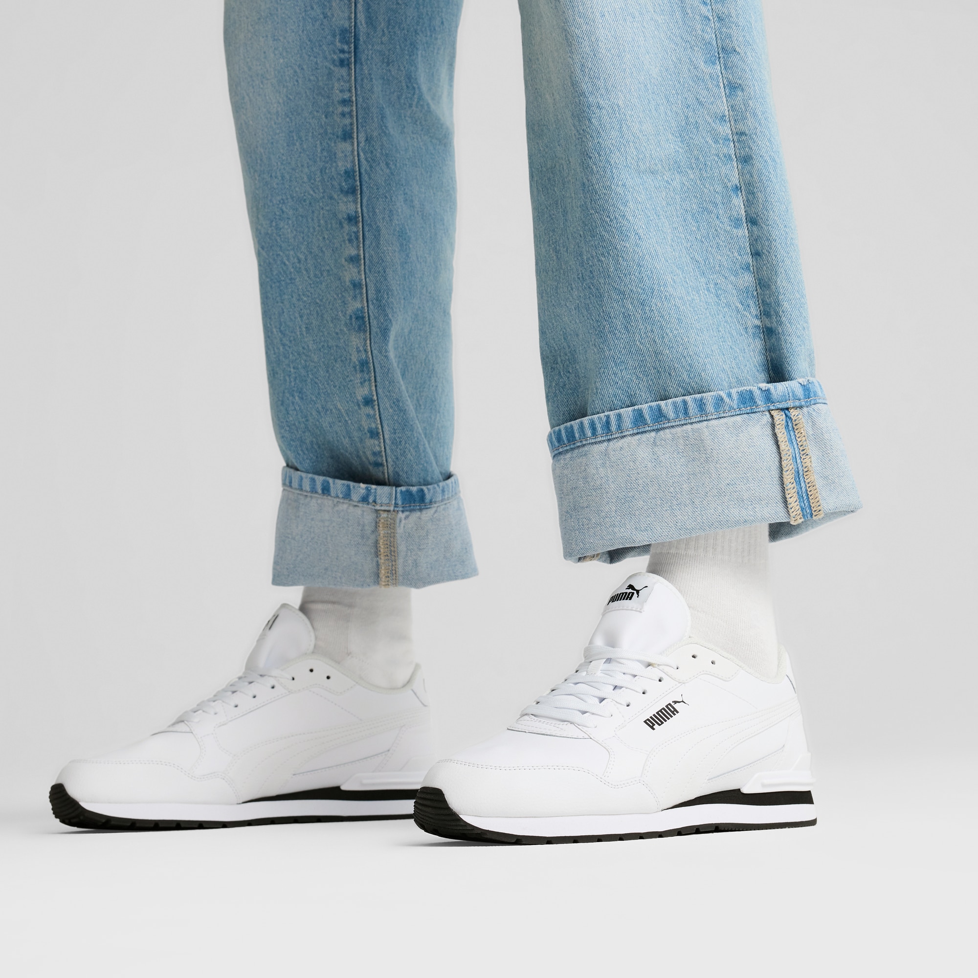 PUMA Sneaker »ST RUNNER V4 L«  mit Retro-Style, mit SOFTFOAM+ Einlegesohle, mit Gummilaufsohle