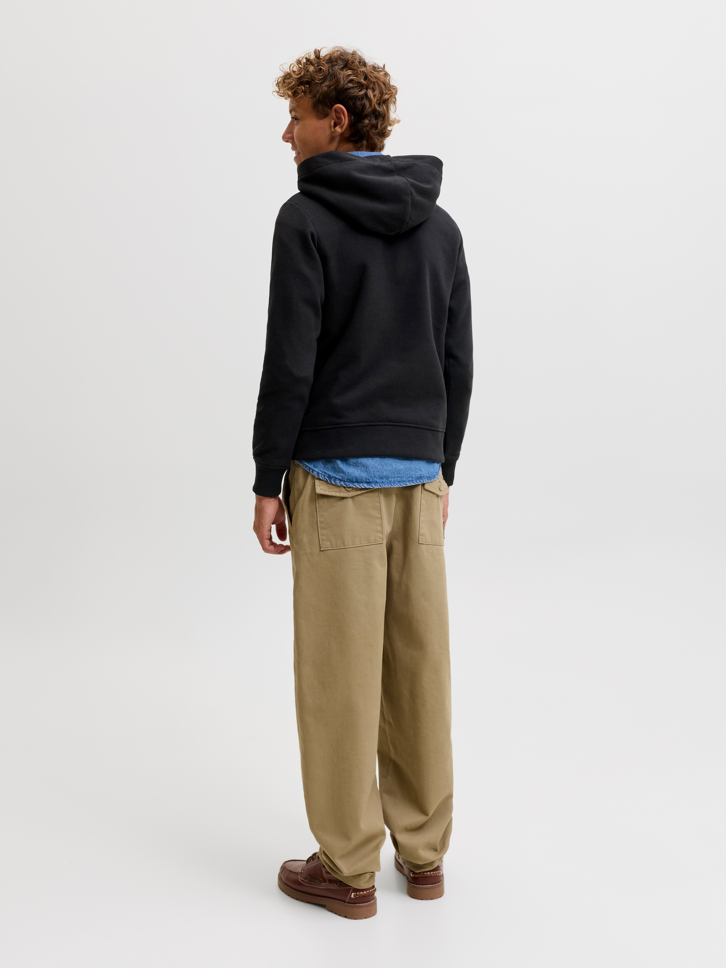 Jack & Jones Junior Kapuzensweatshirt »JJBUSTER SWEAT HOOD BTS SN JNR«, Baumwollmischung, regular fit
