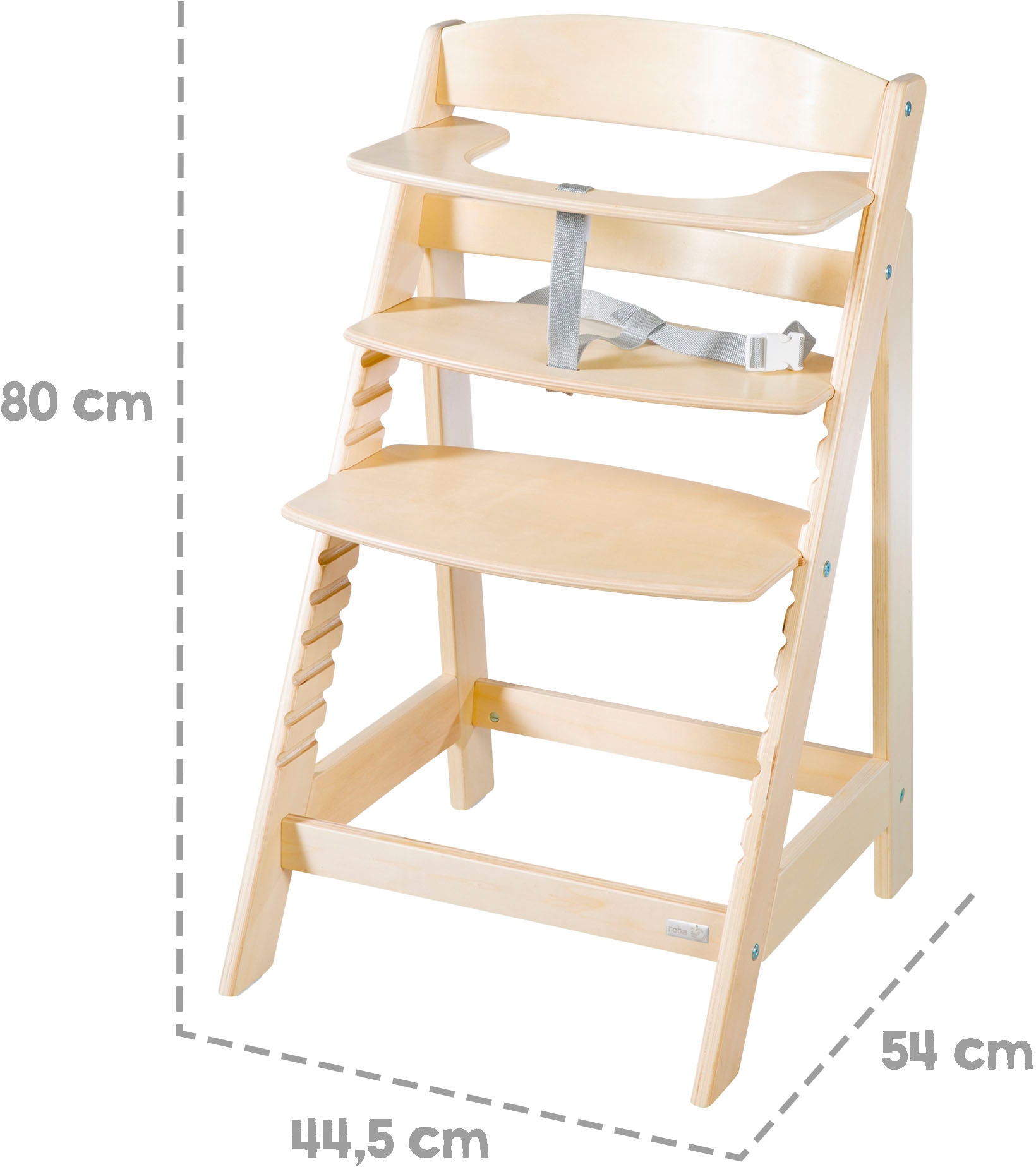 roba® Hochstuhl »Sit Up Flex, natur«, aus Holz