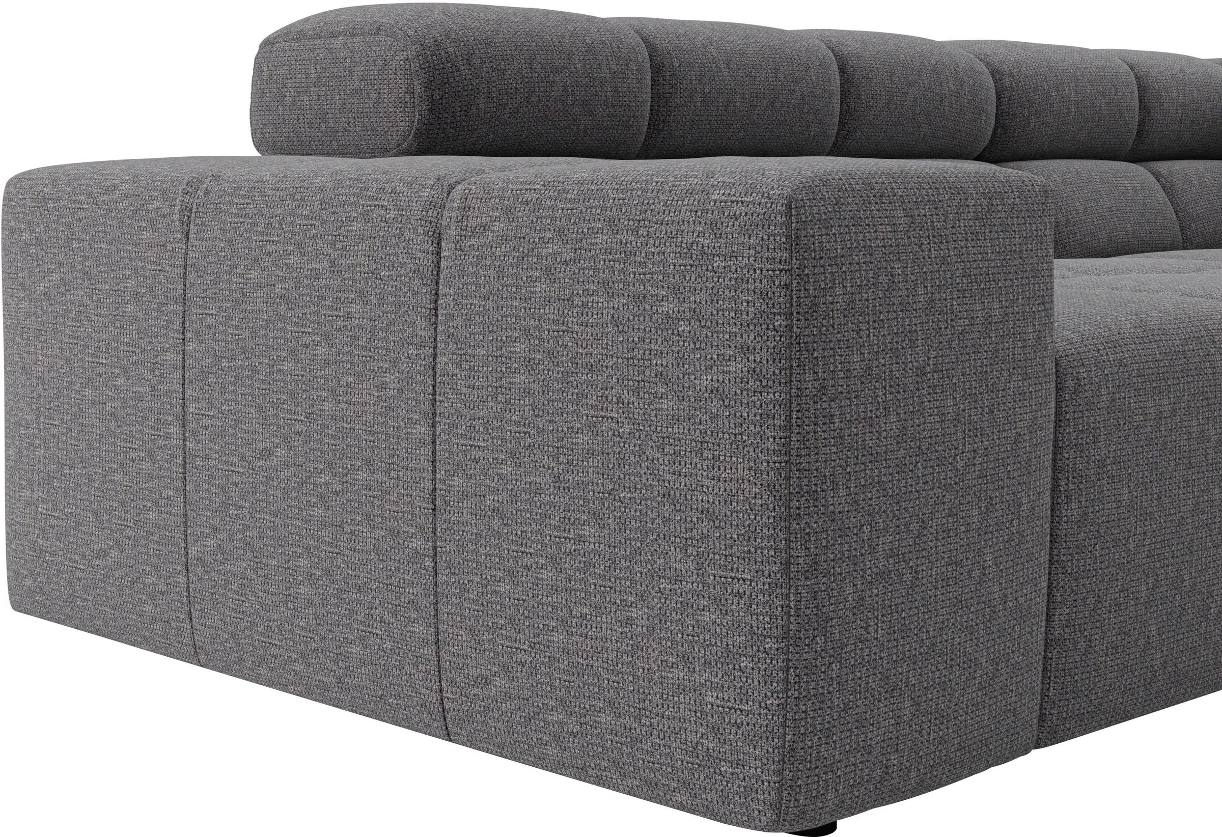 Home affaire Ecksofa »Ancona, Ecksofa,  incl. Kopfteilverstellung, Breite 249 cm, L-Form« wahlweise elektrische Sitztiefenverstellung