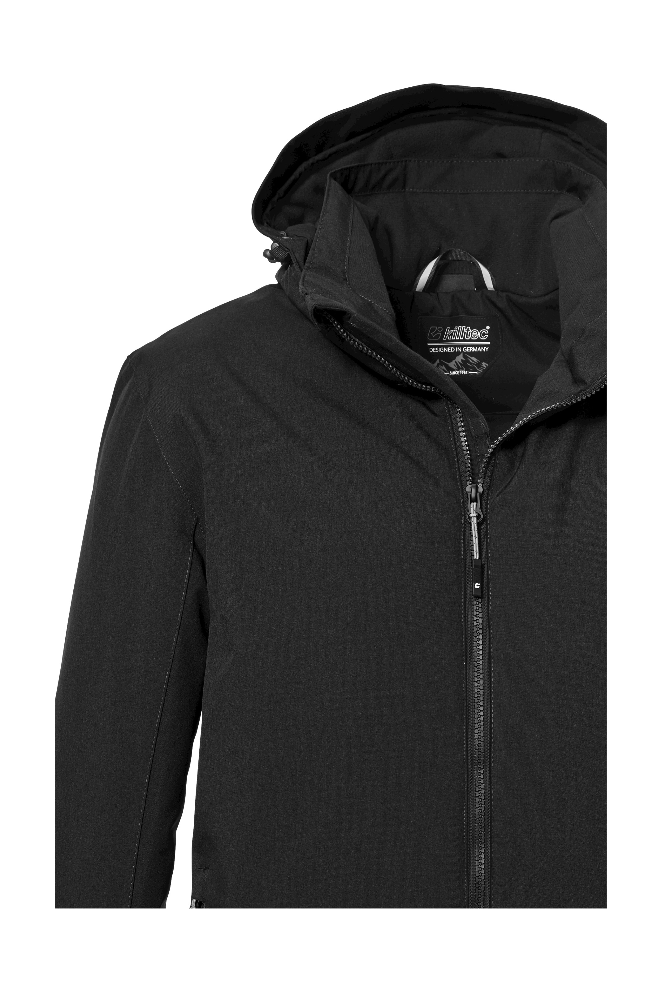 Killtec Outdoorjacke »KOW 22 MN JCKT«, Wasserdichte, atmungsaktive Jacke mit abnehmbarer Kapuze und Taschen