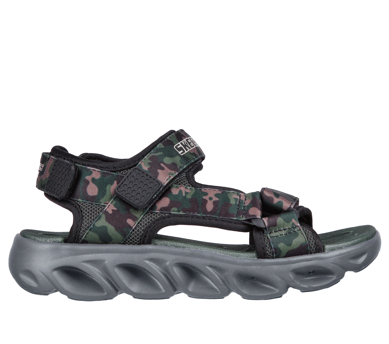 Skechers Sandale »HYPNO-SPLASH - SUN BREAKS«  Sommerschuh mit Klettverschluss, Größenschablone zum Download