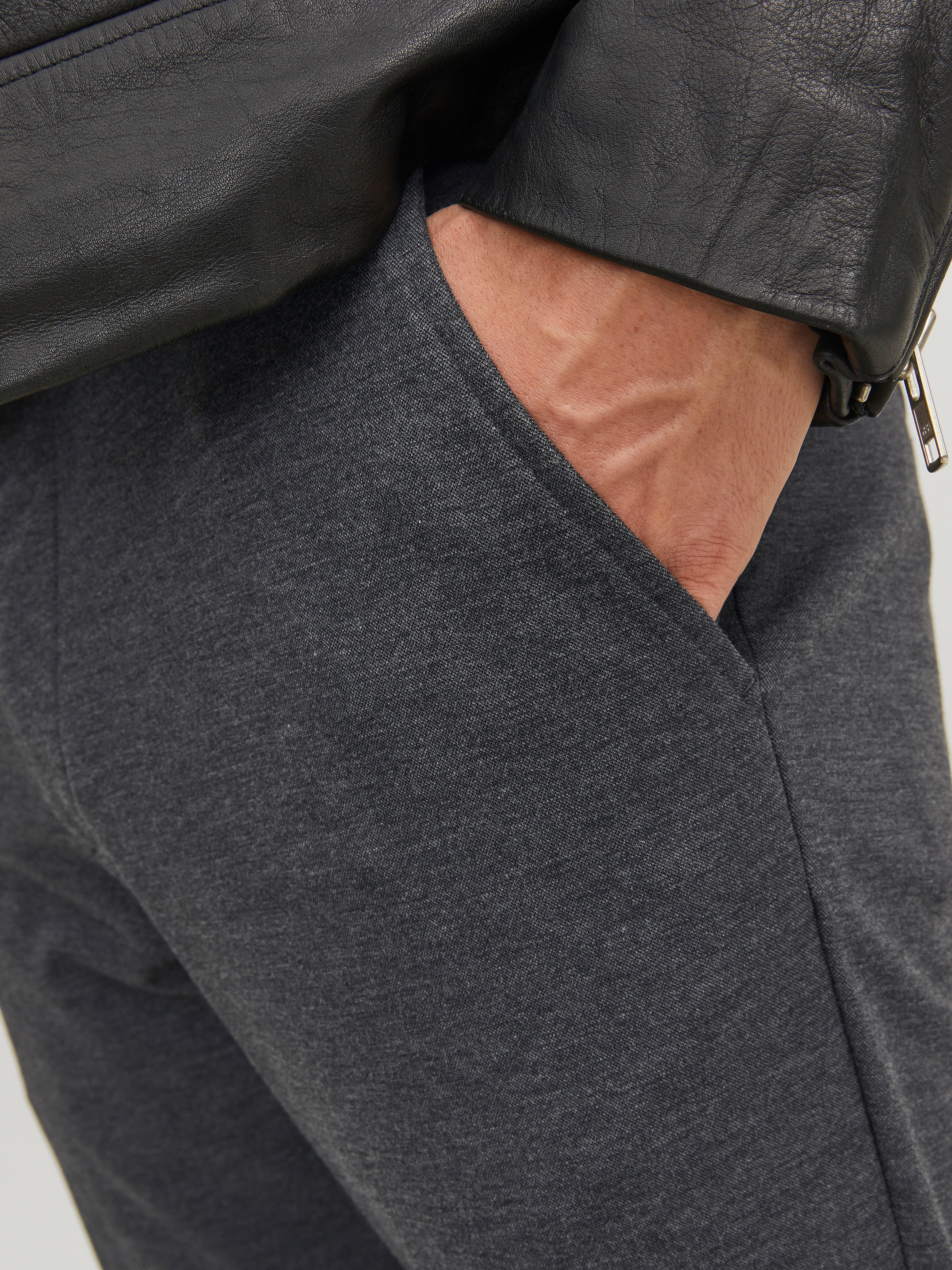 Jack & Jones Chinohose »JPSTMARCO – Chinohose mit mittlerer Taille, Slim Fit, bequem«  unifarben, modisch, slim fit, Web