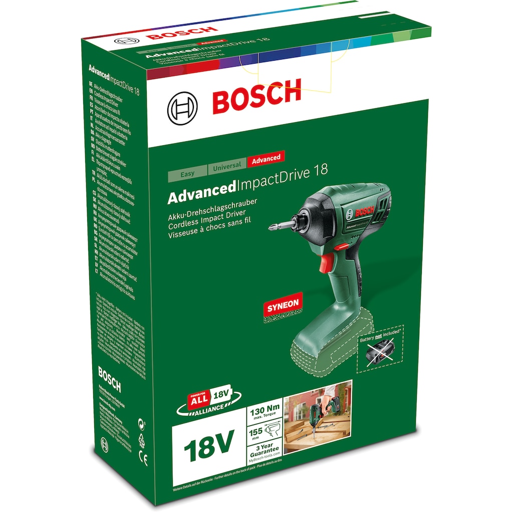 Bosch Home & Garden Akku-Schlagbohrmaschine »AdvancedImpactDrive 18 - solo«