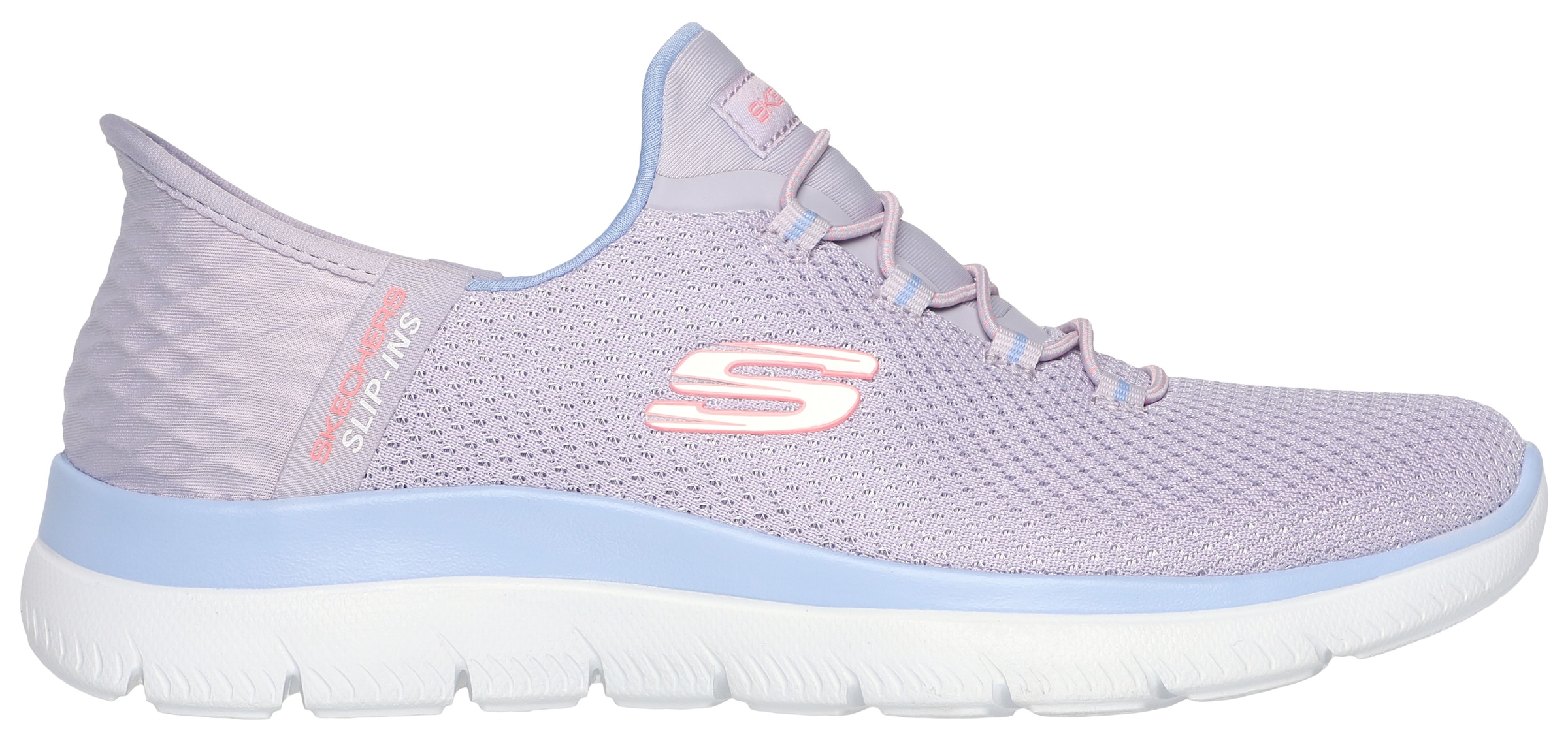 Skechers Slip-On Sneaker »SUMMITS-DIAMOND DREAM«, Schlupfschuh, Freizeitschuh mit praktischer Slip-Ins Funktion