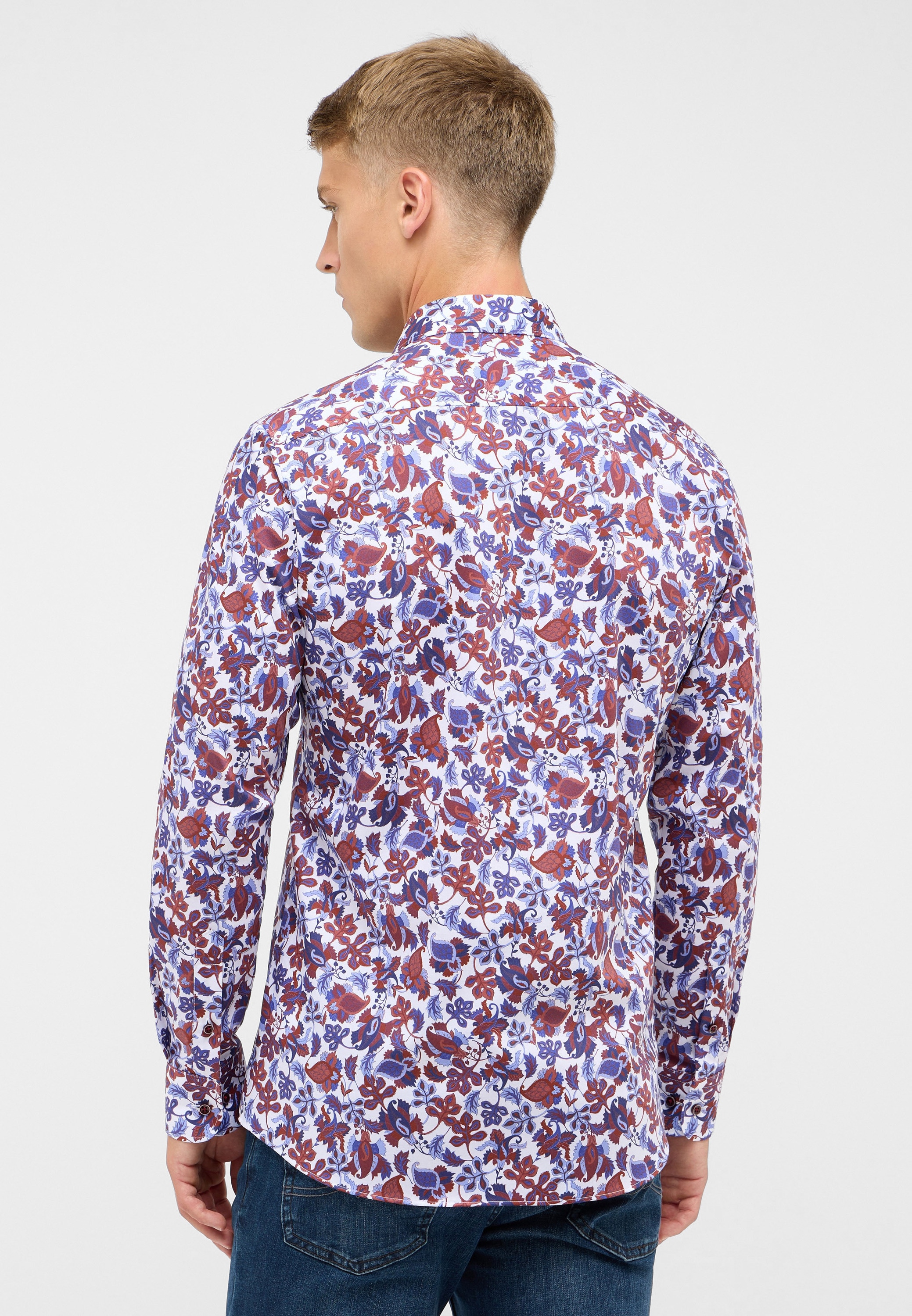 Eterna Langarmhemd »SLIM FIT« NON IRON (bügelfrei)