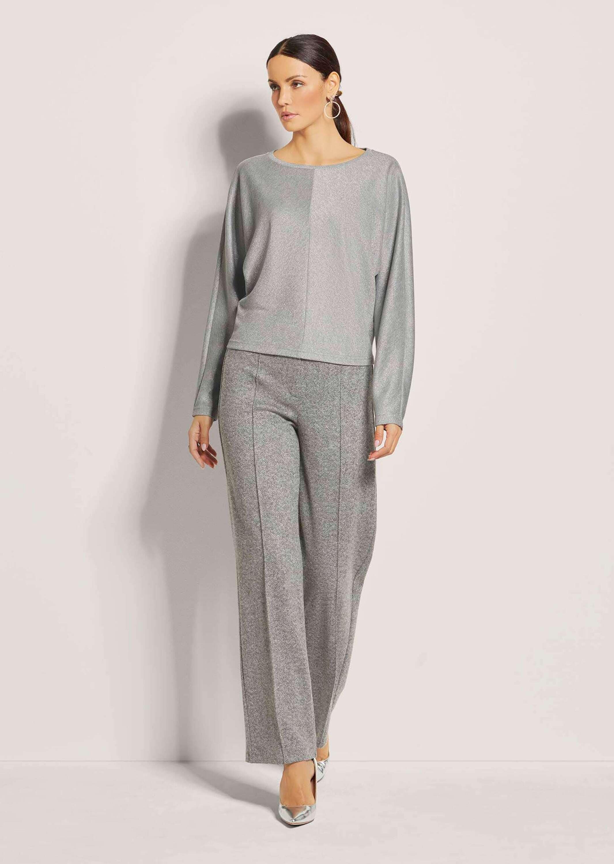 MADELEINE Langarmshirt »Shirt Langarm-Shirt mit Glanz-Effekt«