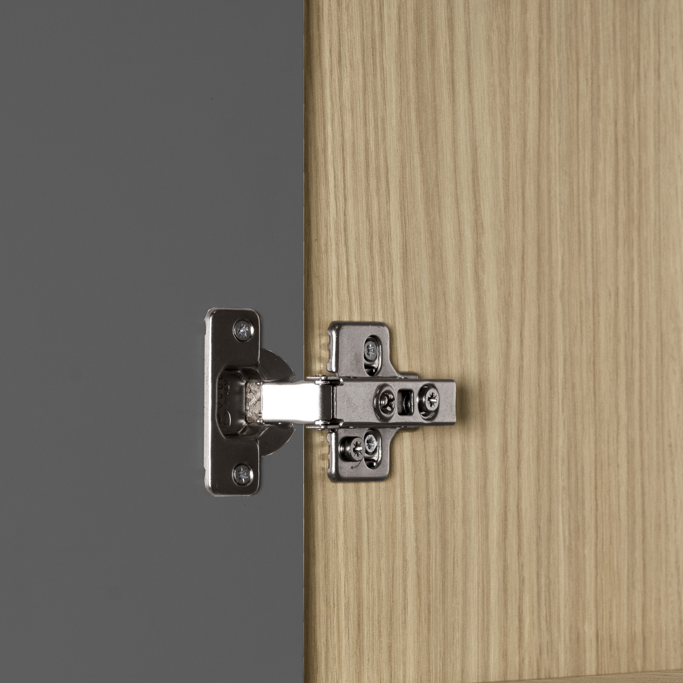 KOCHSTATION Küchenzeile »Luna, Küchenzeile mit Spüle + Siphon, ohne E-Geräte« Breite 182 cm,Türen mit Soft-Close Funktion, Metalgriffe,Made in Italy