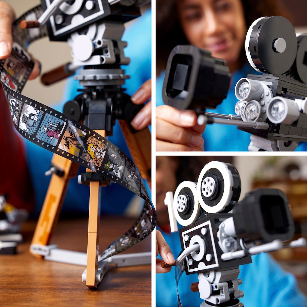 LEGO® Konstruktionsspielsteine »Kamera – Hommage an Walt Disney (43230), LEGO® Disney«, (811 St.), Made in Europe