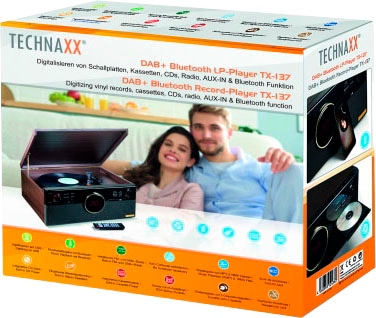 Technaxx Multifunktionsspieler »DAB+ Bluetooth LP-Player TX-137«