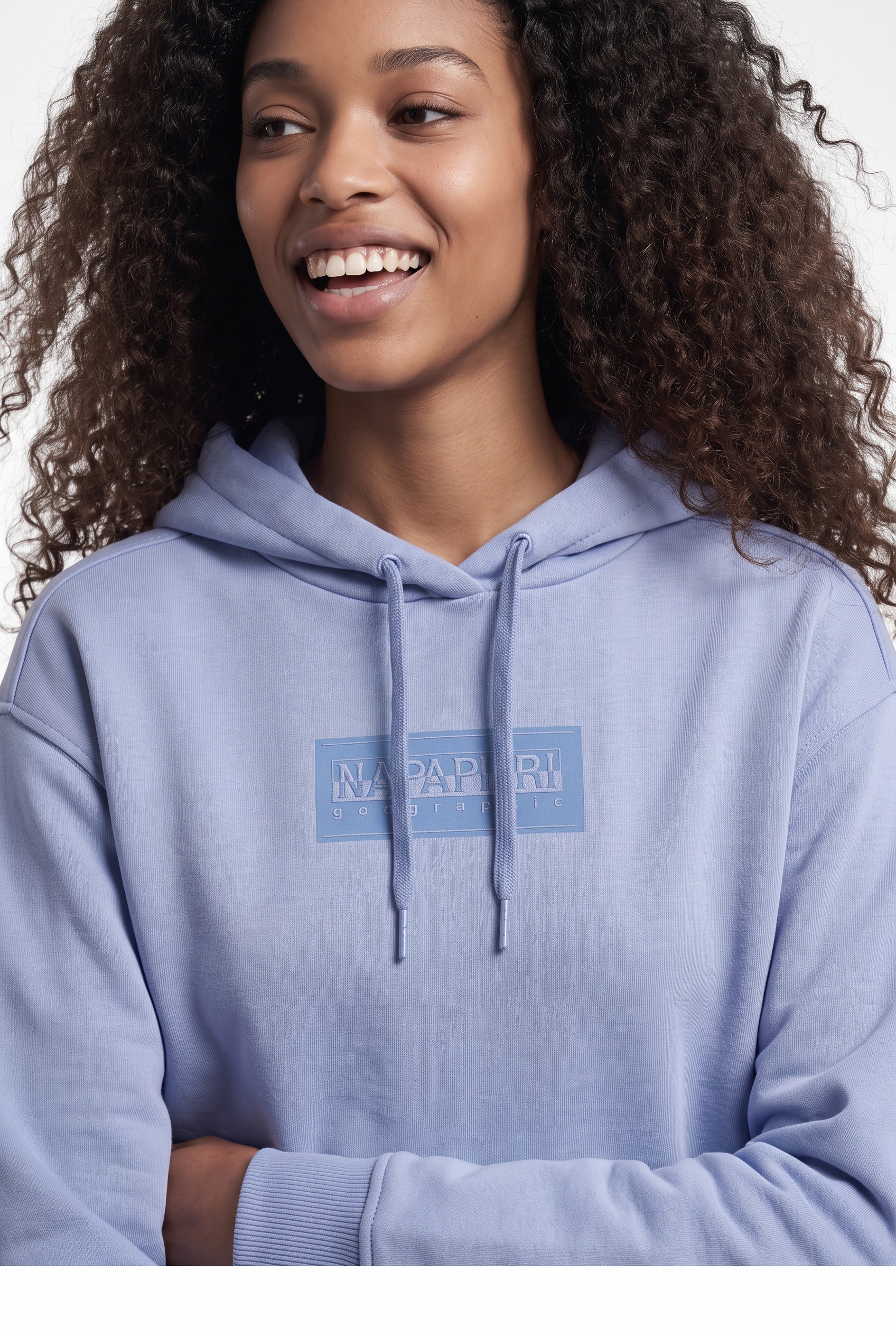 Napapijri Kapuzensweatshirt , mit Kordelzug an der Kapuze, aus Baumwolle und Polyester, Regular Fit

