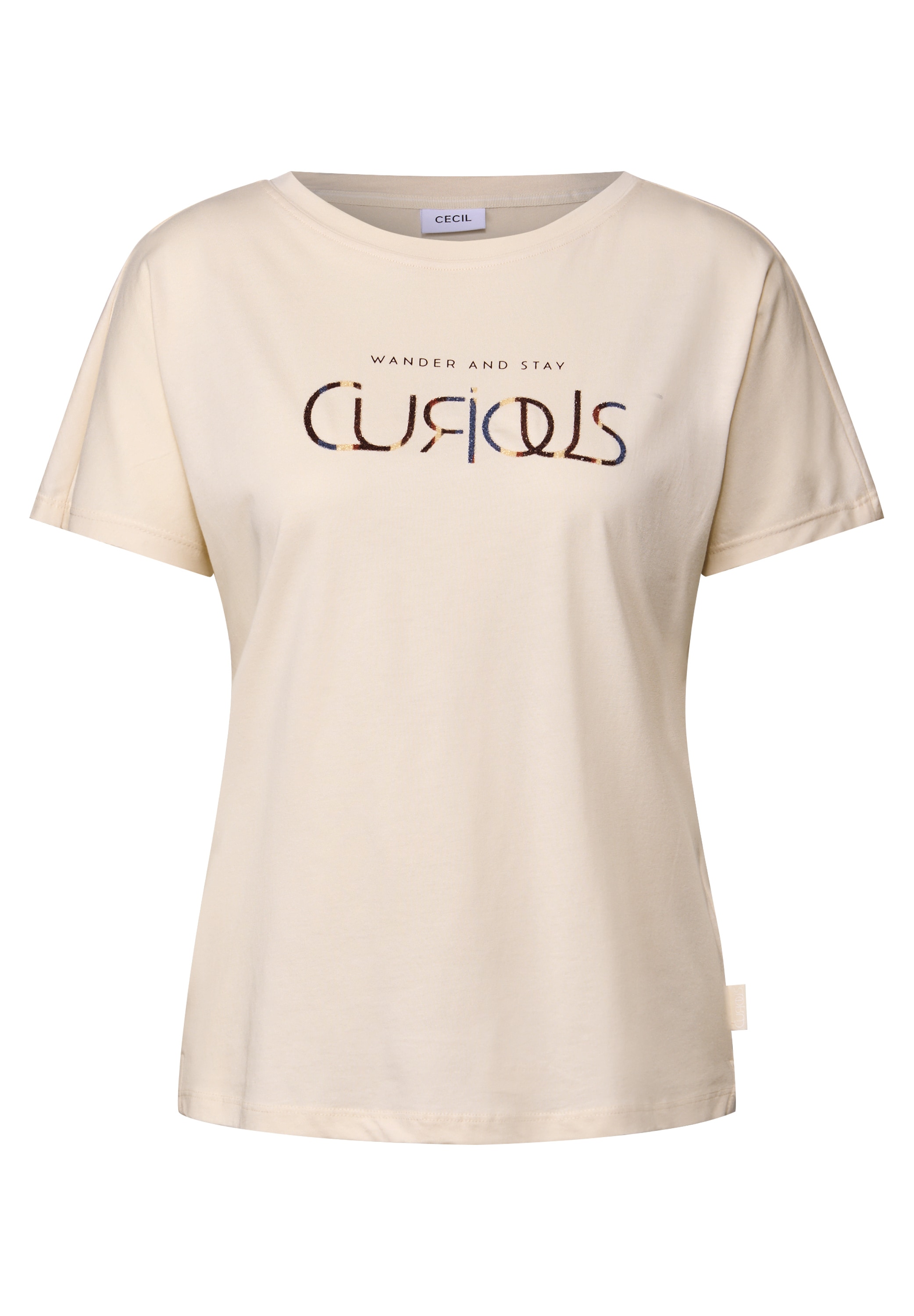 Cecil T-Shirt, mit Wording