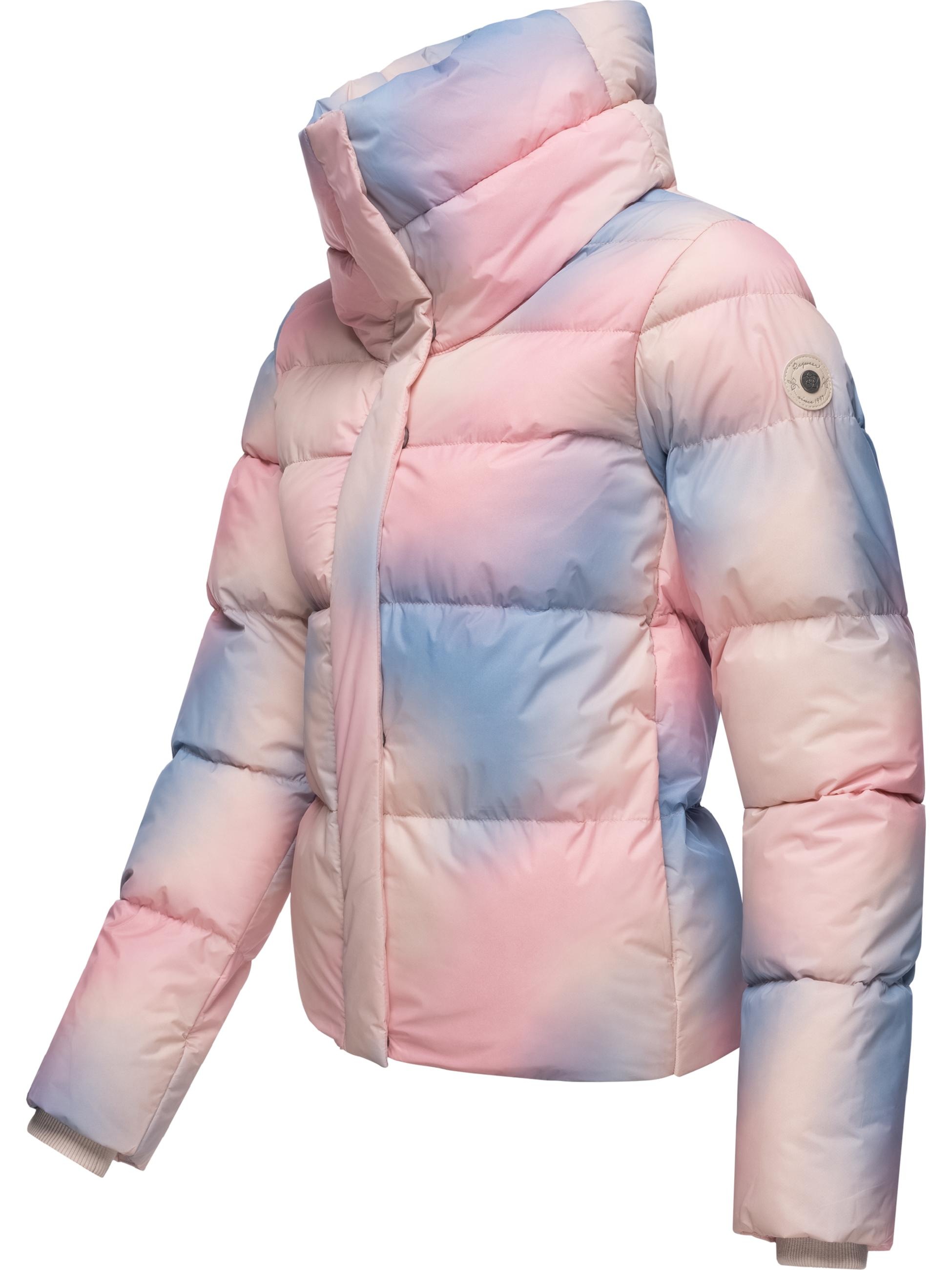 Ragwear Steppjacke »Steppjacke Lunis Ombre«, ohne Kapuze, stylische, cropped Winter Kurzjacke