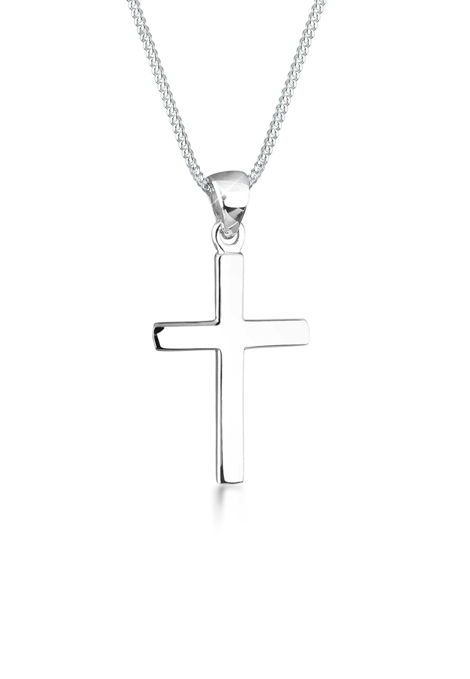 Elli Kette mit Anhänger »Halskette Kreuz Symbol Religion 925 Silber«