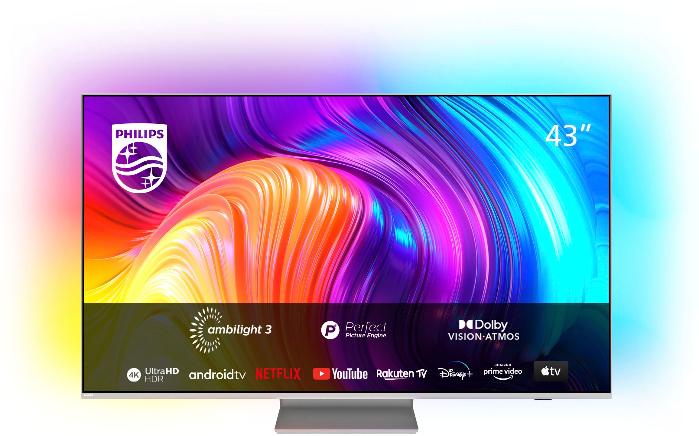 Philips LED-Fernseher »43PUS8807/12«, 4K Ultra HD, Smart-TV-Android TV