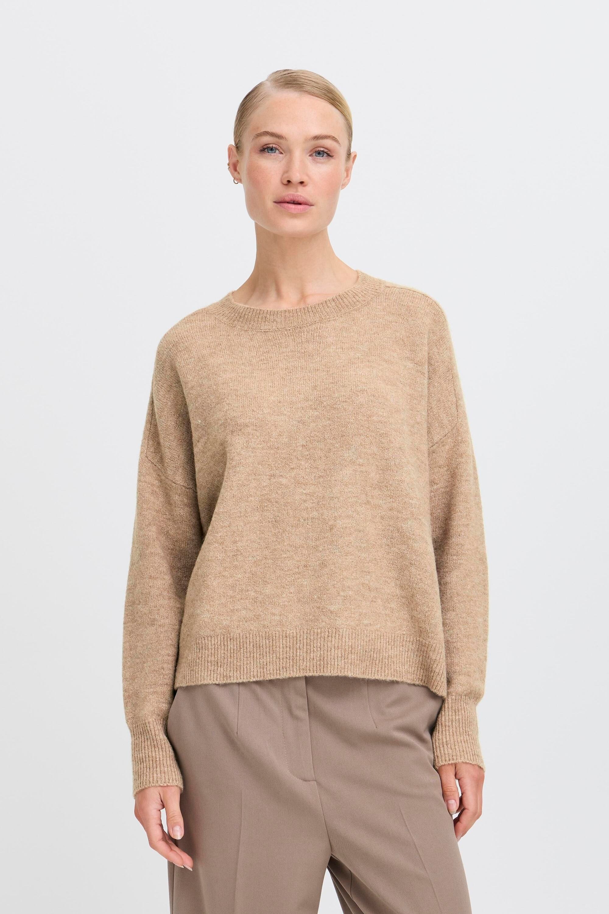 b.young Strickpullover »Langarm BYMONNA«