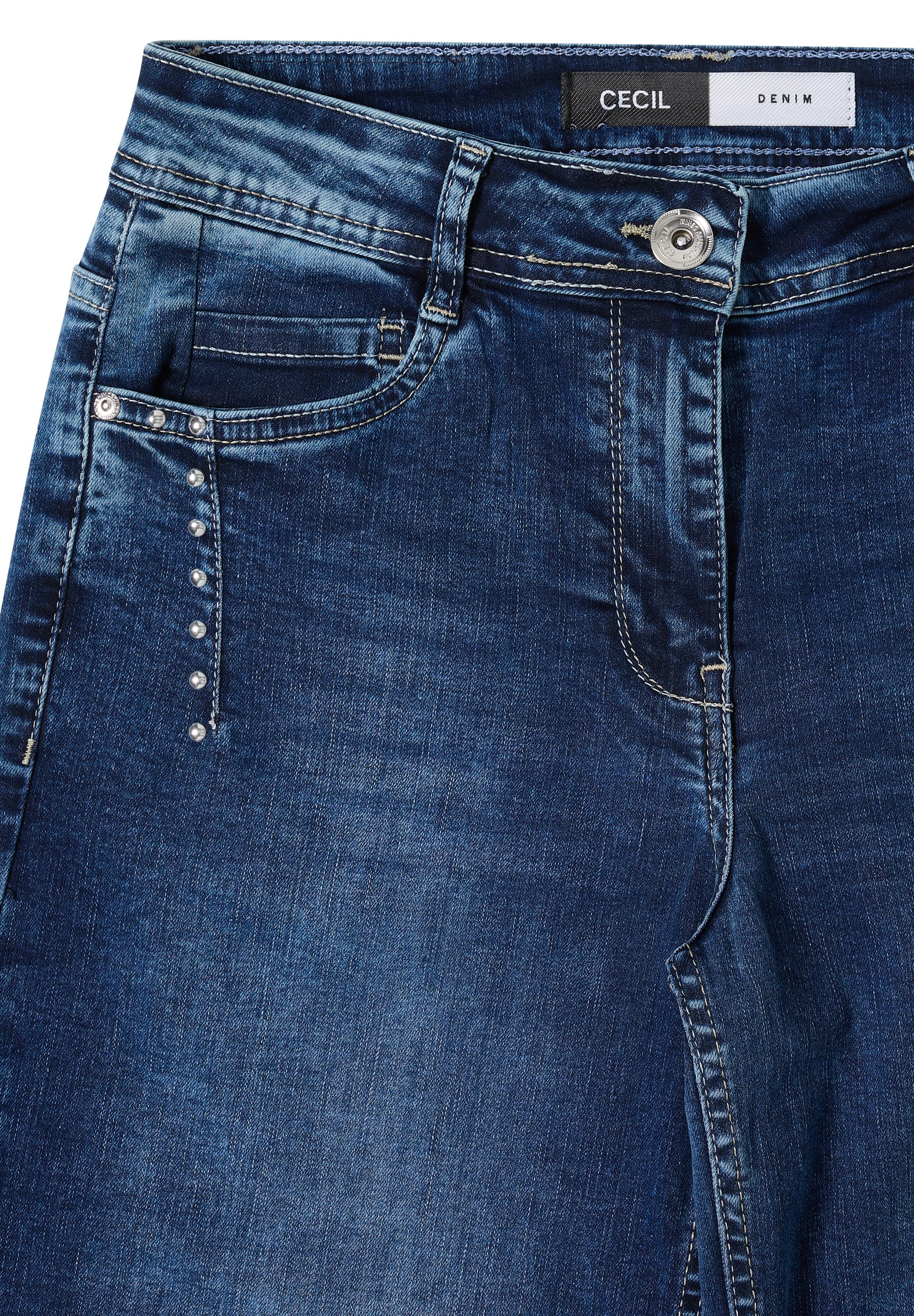 Cecil 5-Pocket-Jeans »Style NEELE« mit dekorativen Nieten