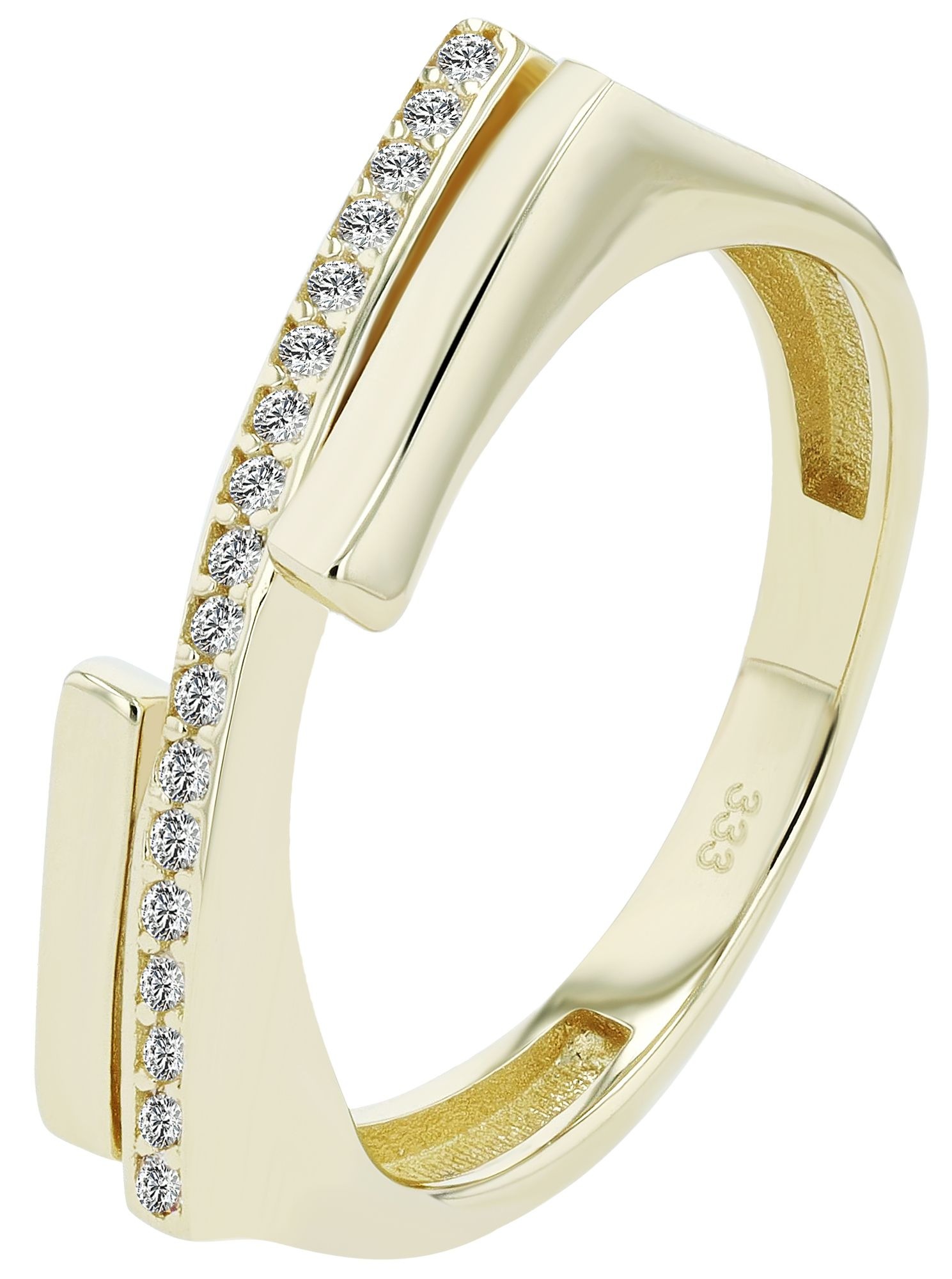 Adelia´s Fingerring »Adelia's Damen Ring aus 333 Gold mit Zirkonia«