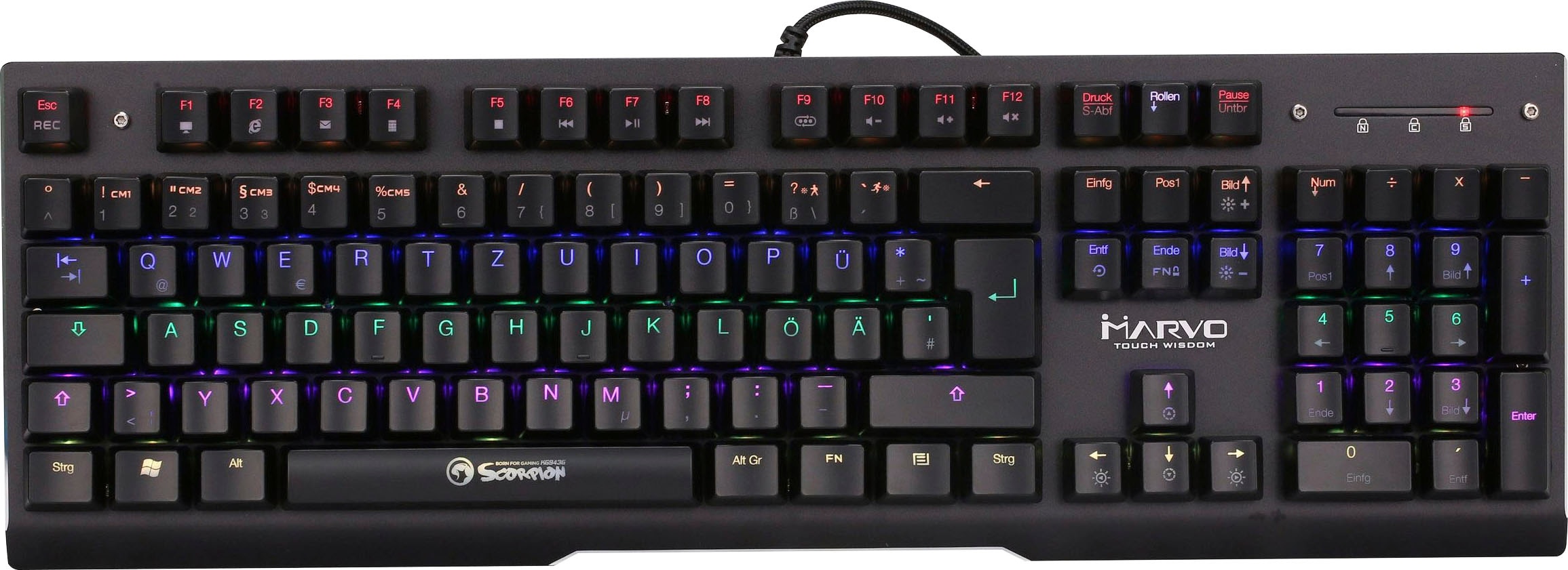 MARVO Gaming-Tastatur »Scorpion KG943G« jetzt OTTO bei online