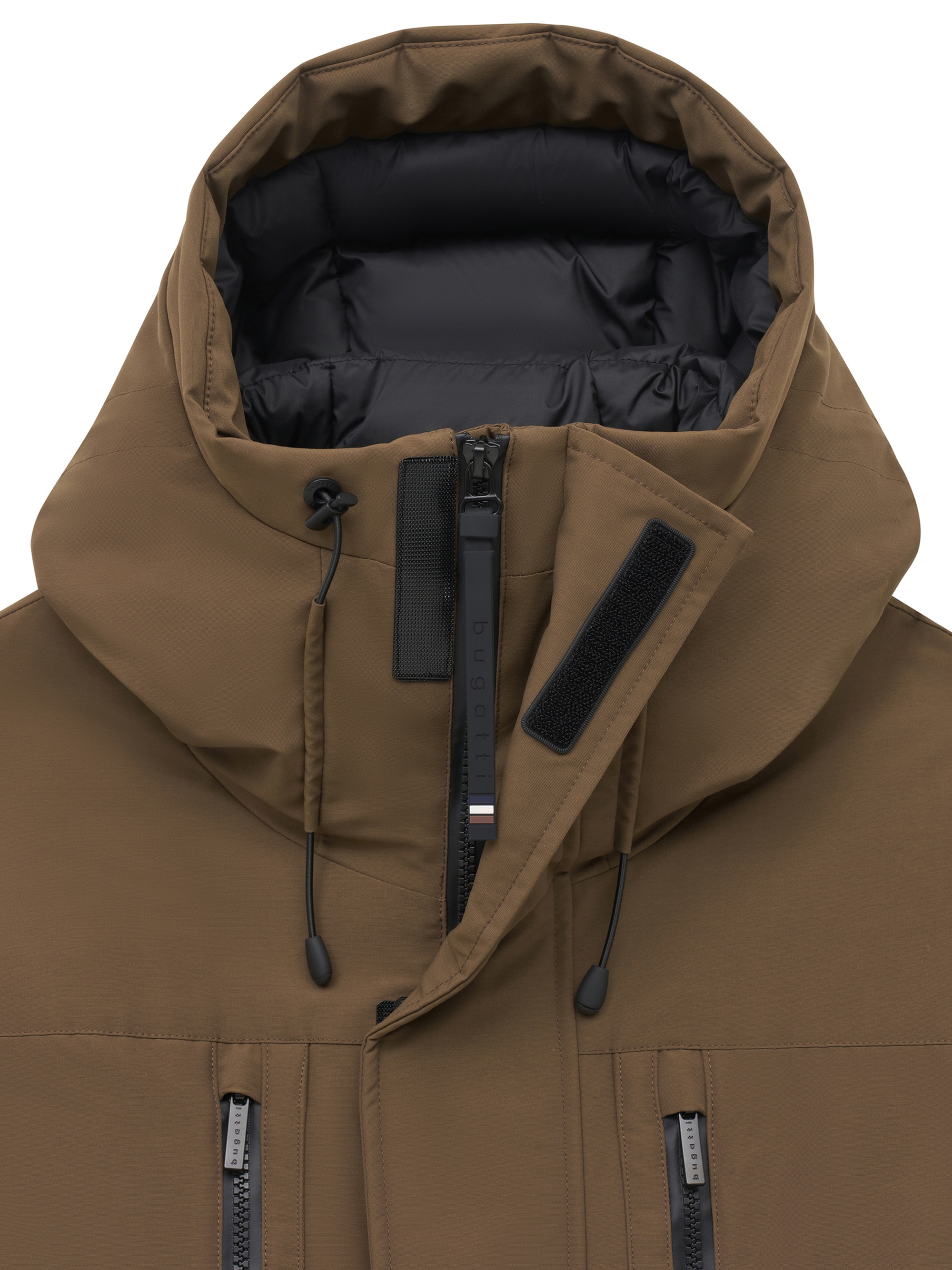 bugatti Parka »Regular Fit« mit Kapuze Regular Fit Oversized Wasserabweisend