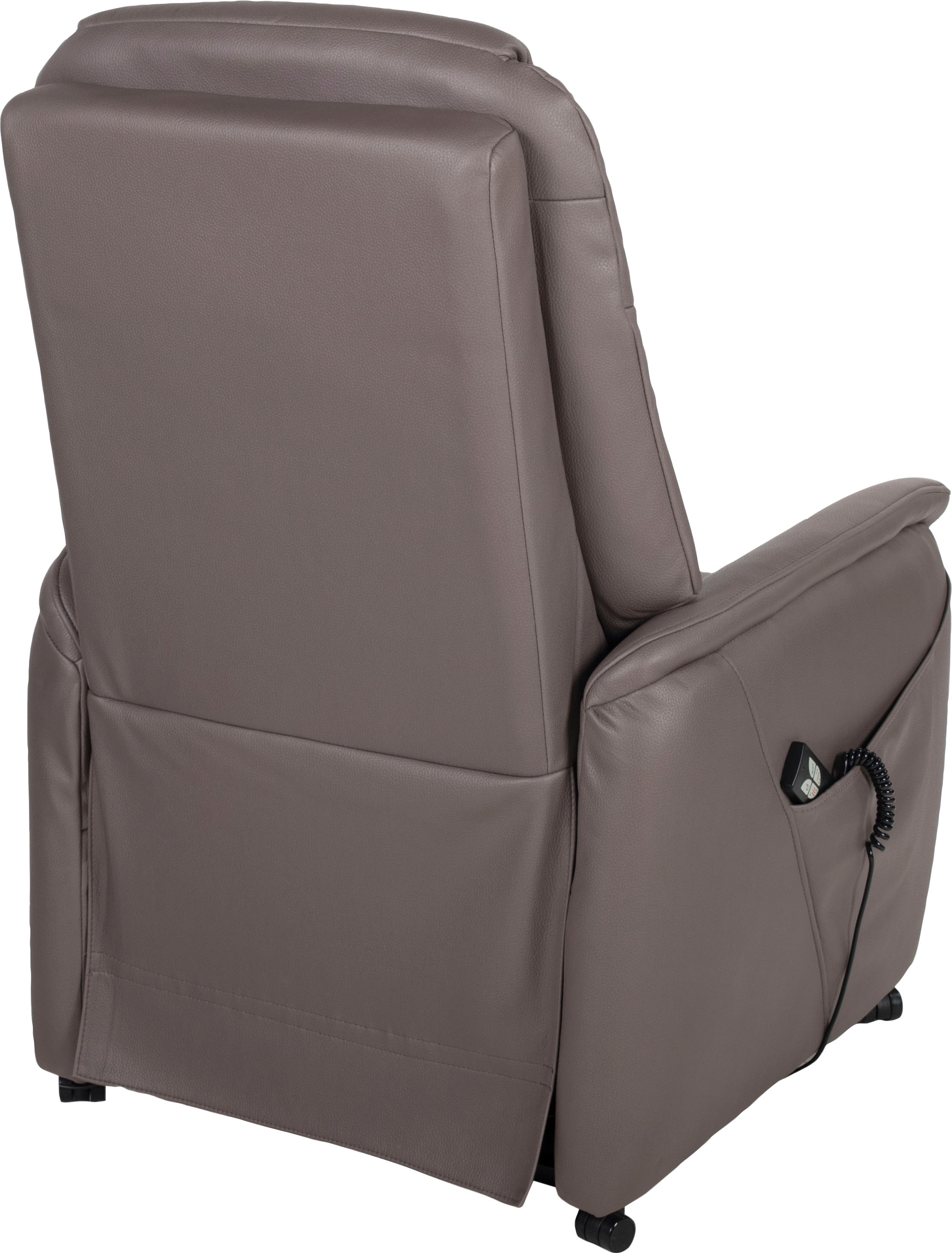 Duo Collection TV-Sessel »Sperlonga mit regulierbarer Sitzheizung, elektrischer Aufstehhilfe«, Relaxfunktion und Taschenfederkern mit Stahlwellenunterfederung
