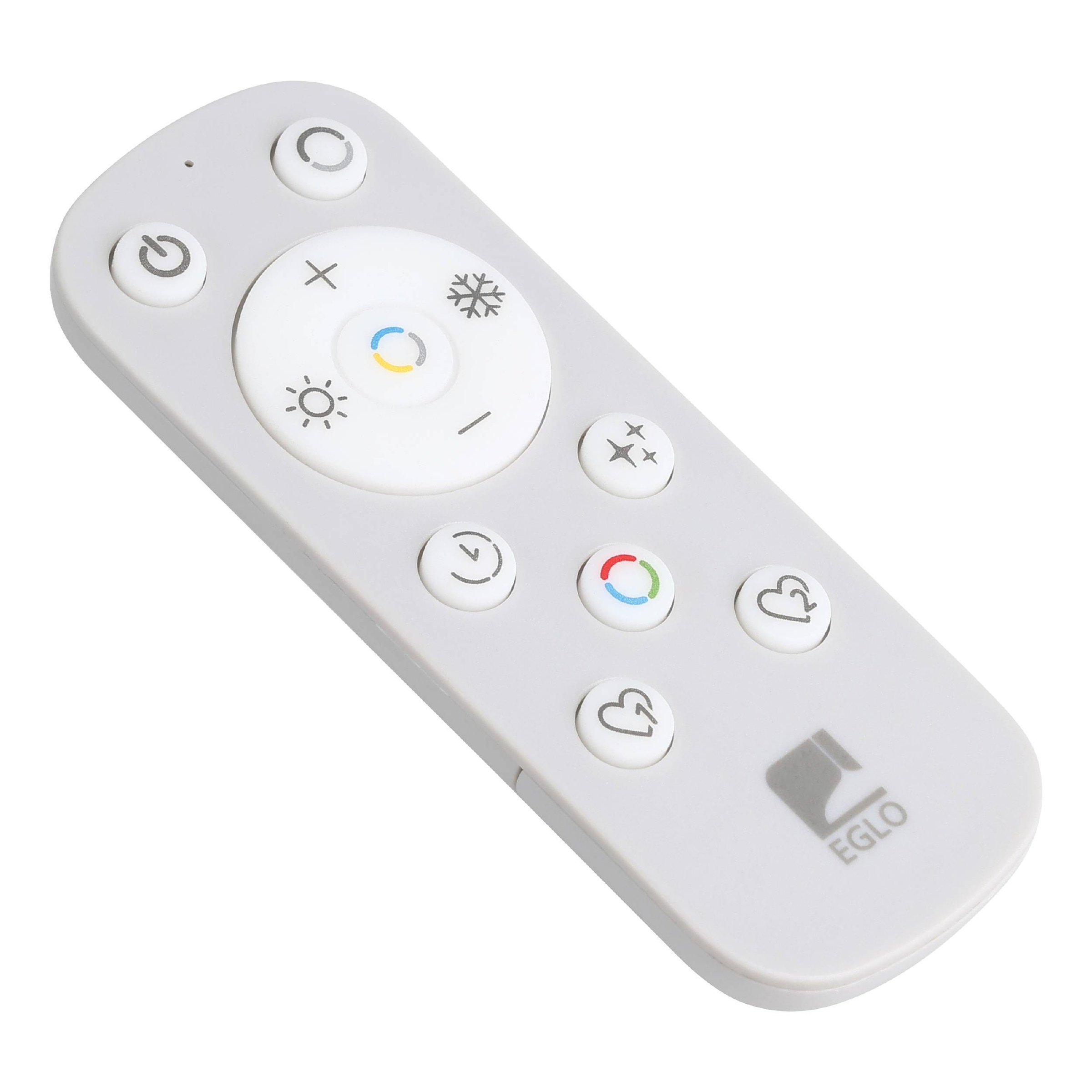 EGLO Deckenleuchte »Amandolo Deckenlampe RGB Backlight Fernbedienung inkl. geometrisch« LED-Modul 1 Stk. Kaltweiß | RGB Wand-/Deckenleuchte - L40 x B20 x H6,5 cm - schwarz - 17W inkl.