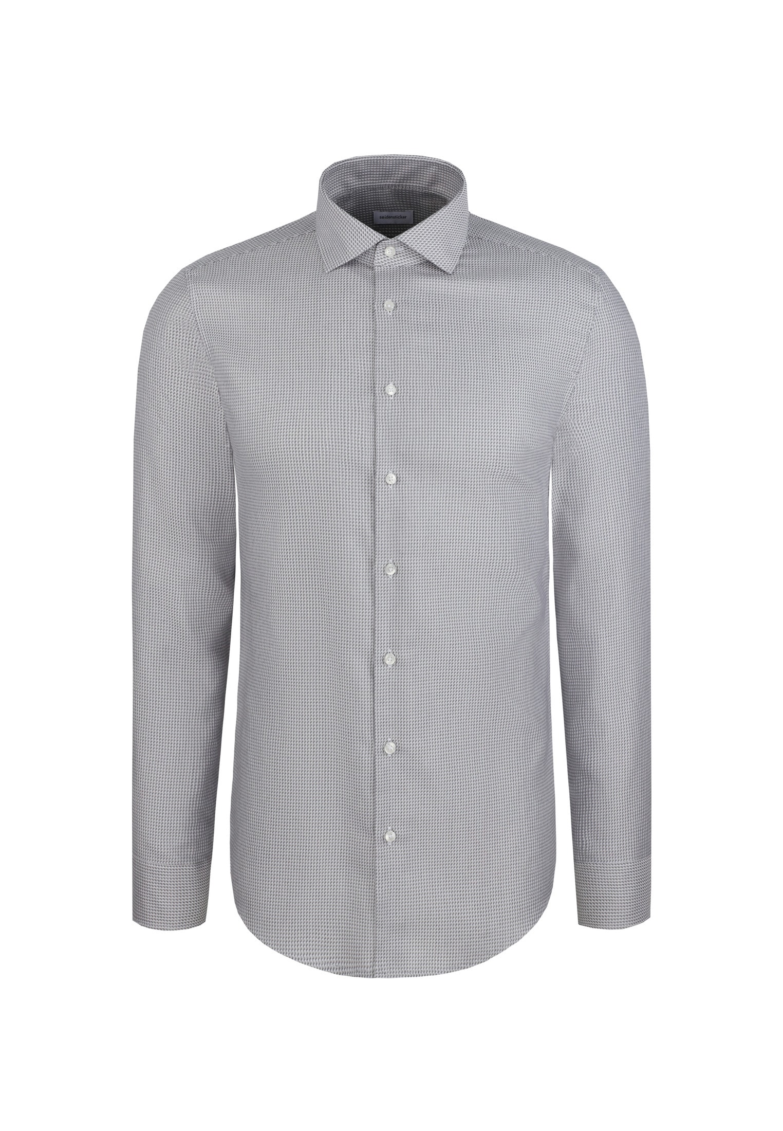 seidensticker Businesshemd »Schwarze Rose« Shaped 1/1 Kentkragen Struktur