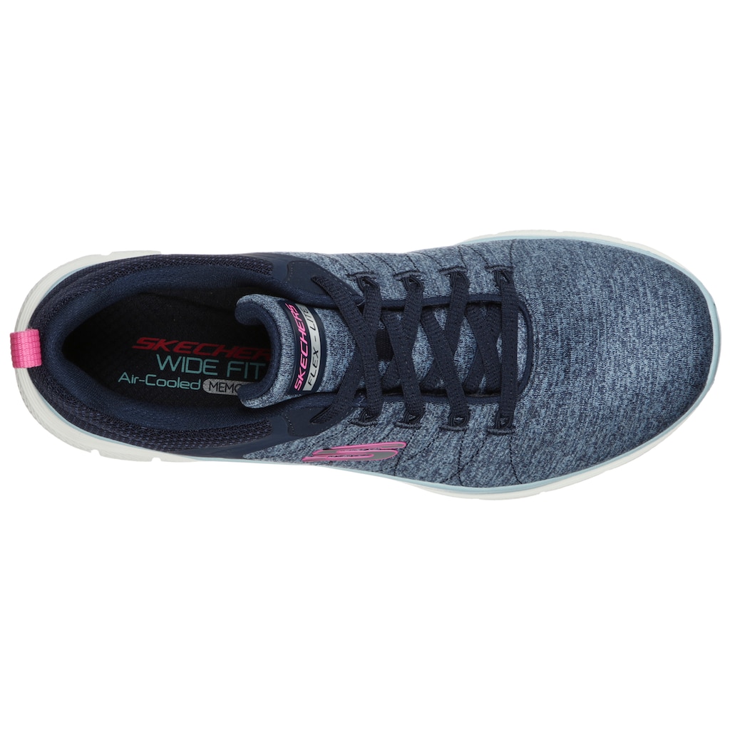 Skechers Sneaker »FLEX APPEAL 4.0 - BRILLIANT VIEW«, für Maschinenwäsche geeignet, Freizeitschuh, Halbschuh, Schnürschuh