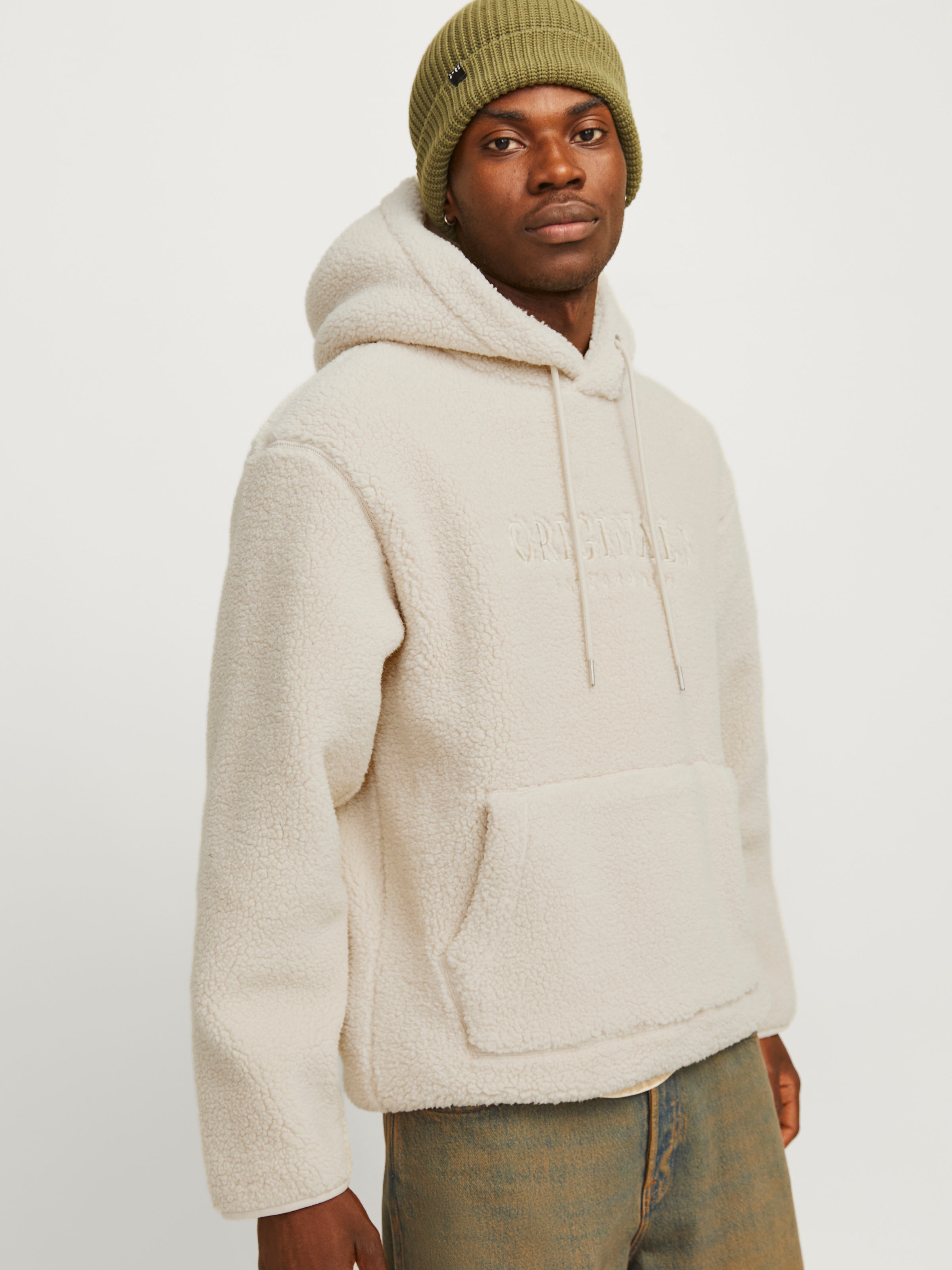 Jack & Jones Kapuzensweatshirt »JORFREDERIKSBERG TEDDY SWEAT HOOD SN«