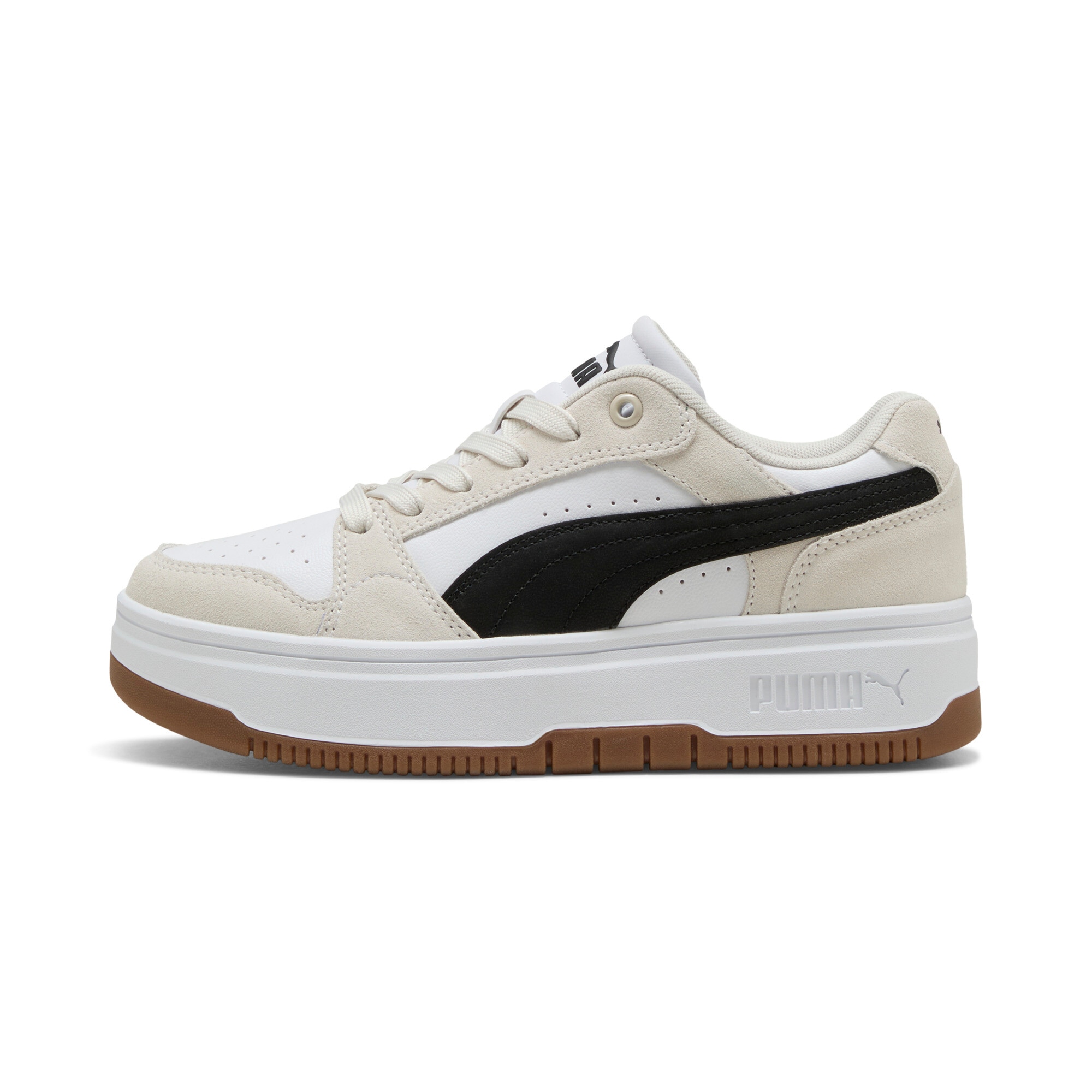 PUMA Sneaker »REBOUND FEMME LOW SD«  für sportliche und lässige Looks, mit Leder-Obermaterial