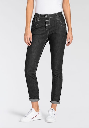 5-Pocket-Jeans, Sichtbare Knopfleiste