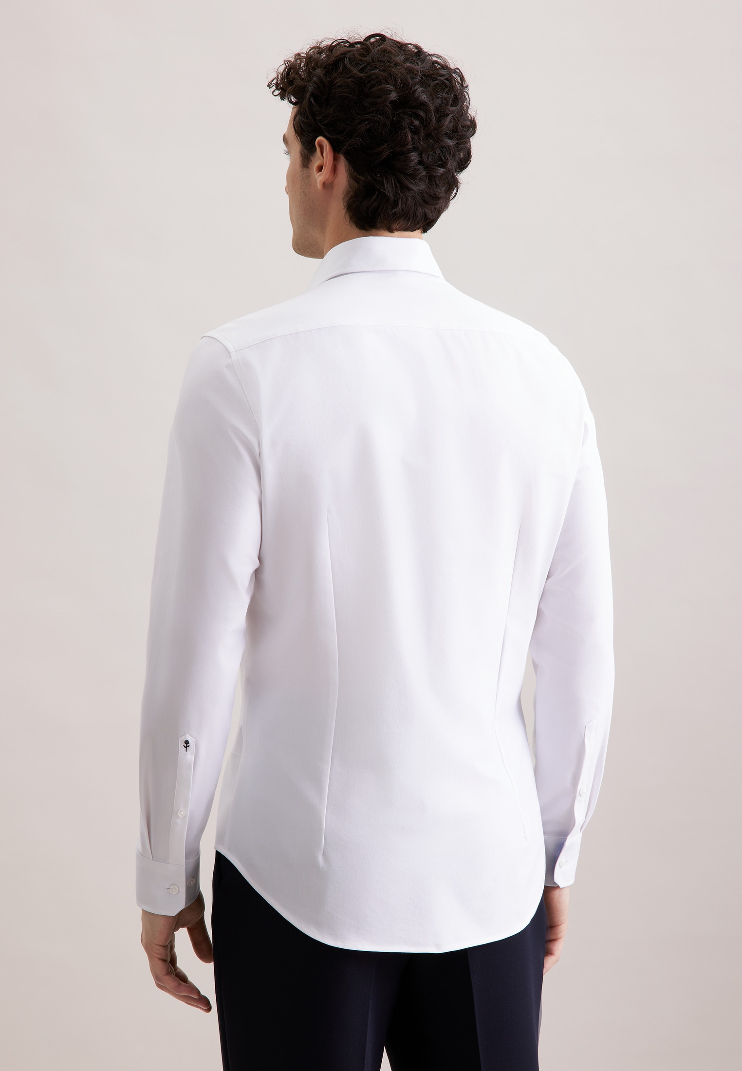 seidensticker Businesshemd »Schwarze Rose«, Slim 1/1 Kentkragen Uni