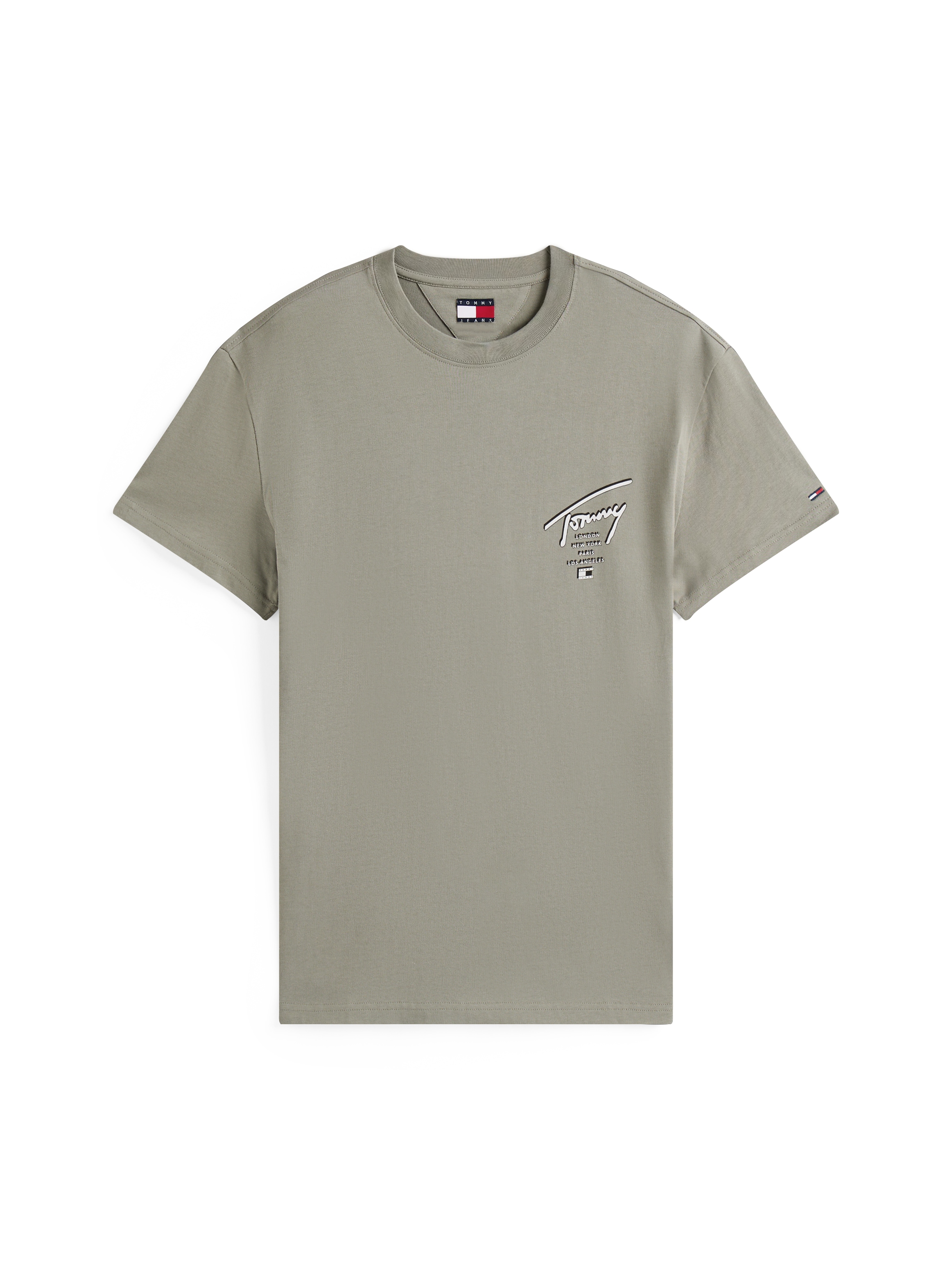 Tommy Jeans T-Shirt »TJM SIGN CITY TEE EXT«, Rundhals, regular fit, großer Rückenprint