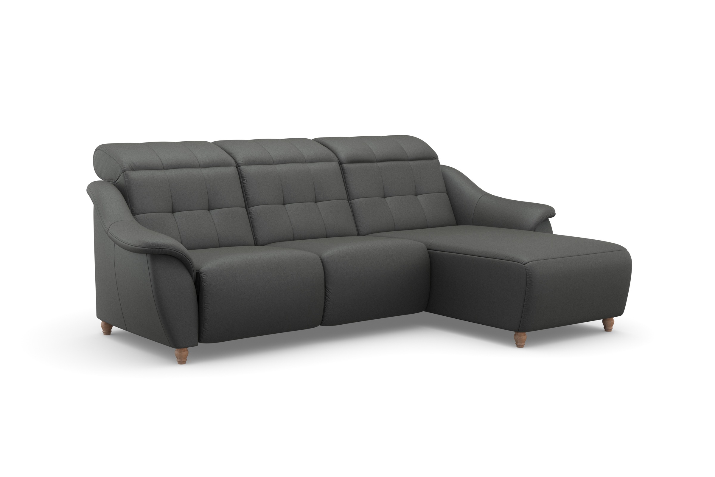 Home affaire Ecksofa »Boston L-Form« Kopfteilverstellung an jeder Sitzfläche, wahlweise Relaxfunktion