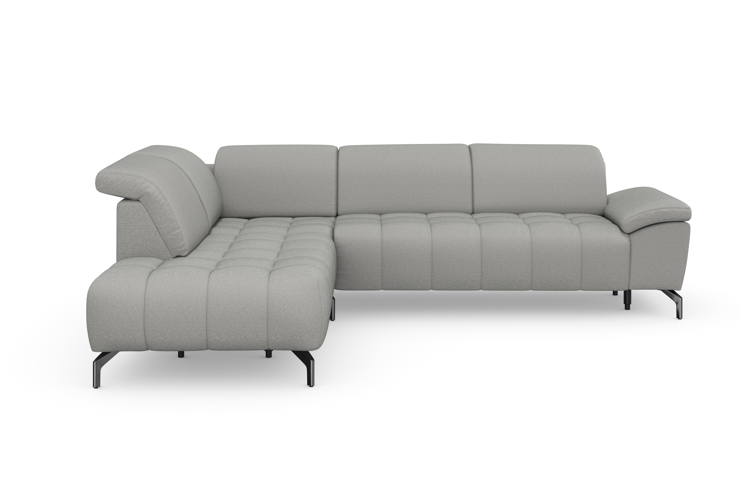 sit&more Ecksofa »Cool L-Form« wahlweise mit Kopfteilverstellung und Vorziehsitz motorisch