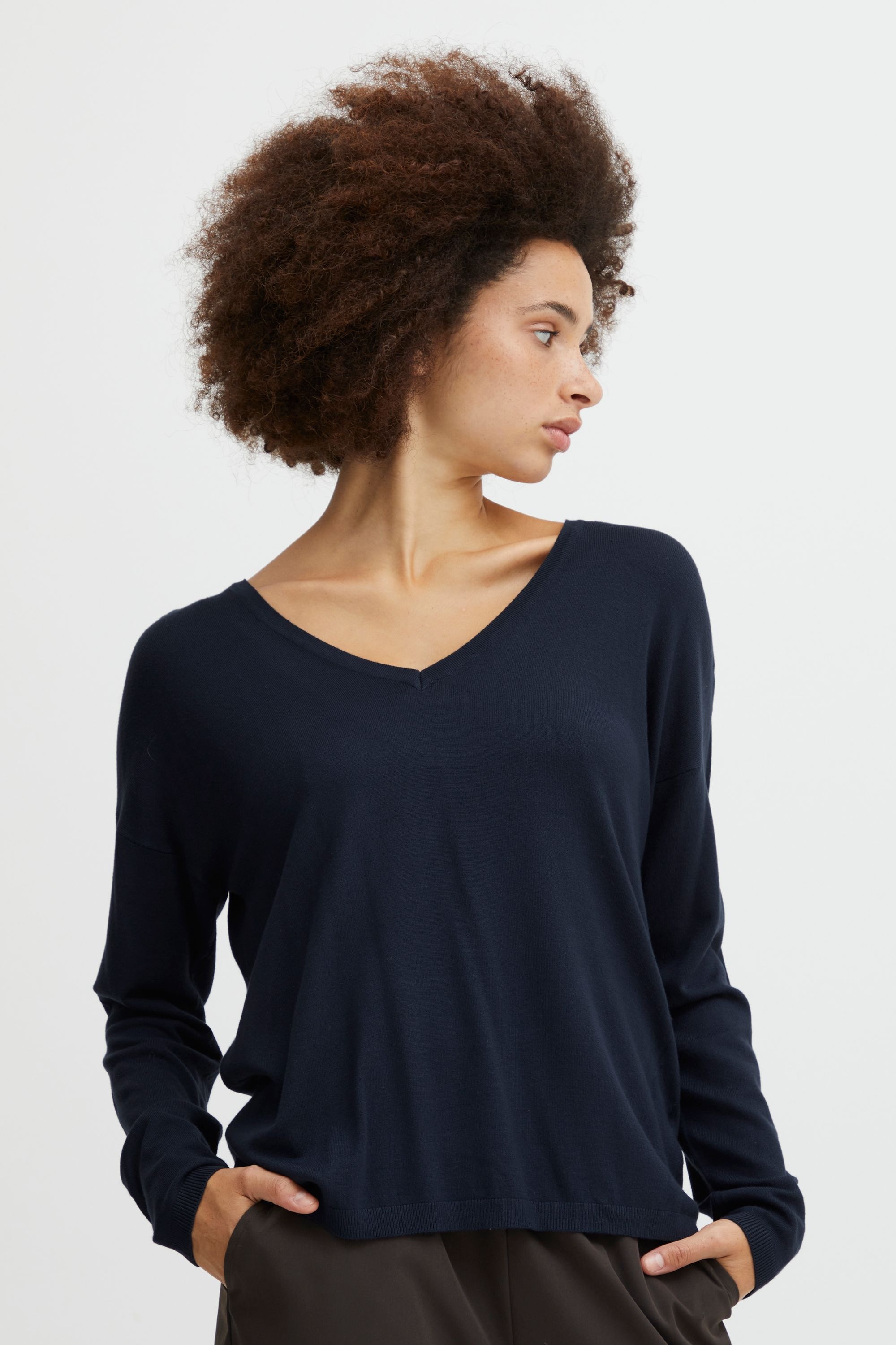 Ichi Strickfleece-Pullover »Strickpullover IHMafa«