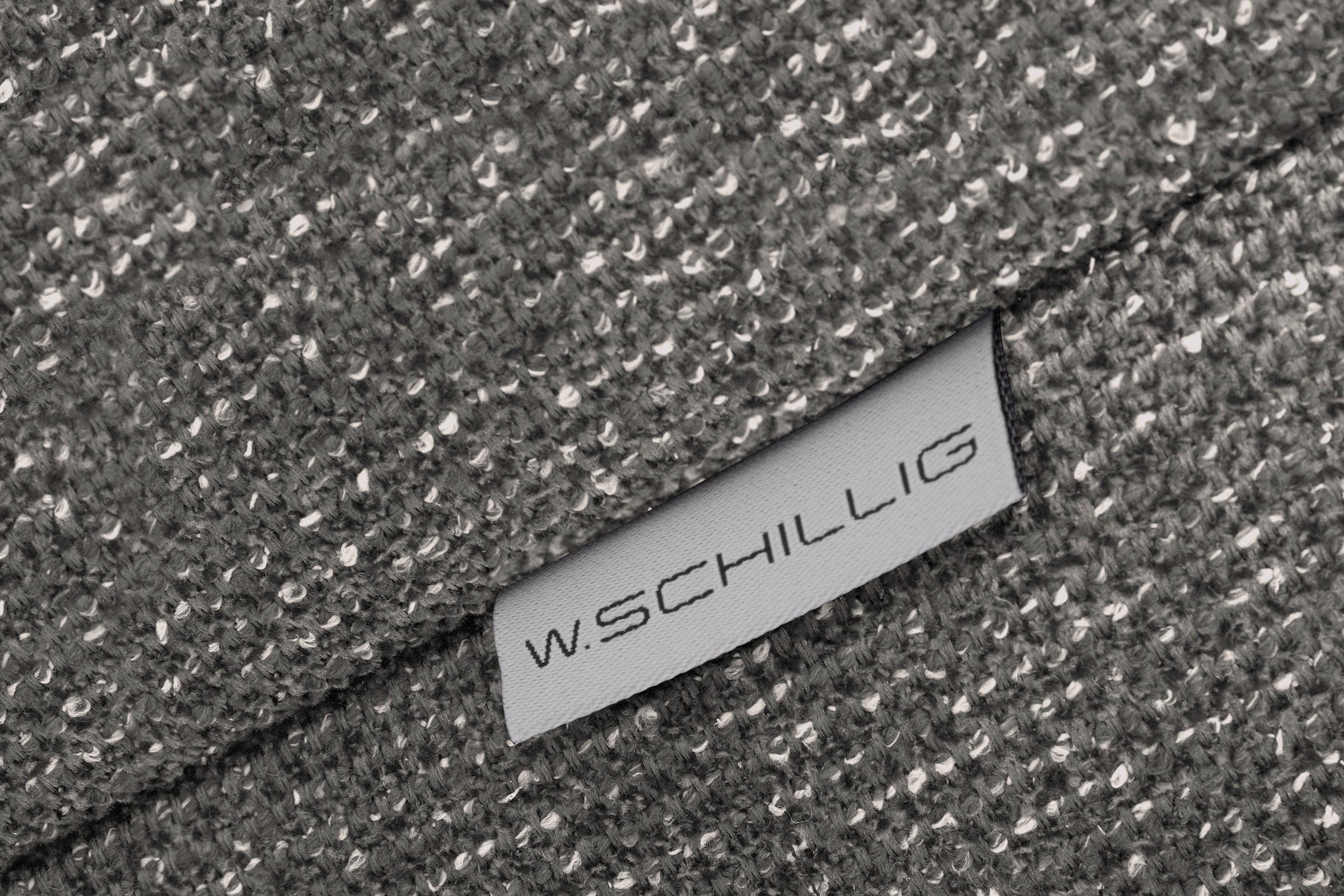 W.SCHILLIG 2,5-Sitzer »finn«, German Design Award 2016, Fußgestell Nussbaum natur, Breite 230 cm