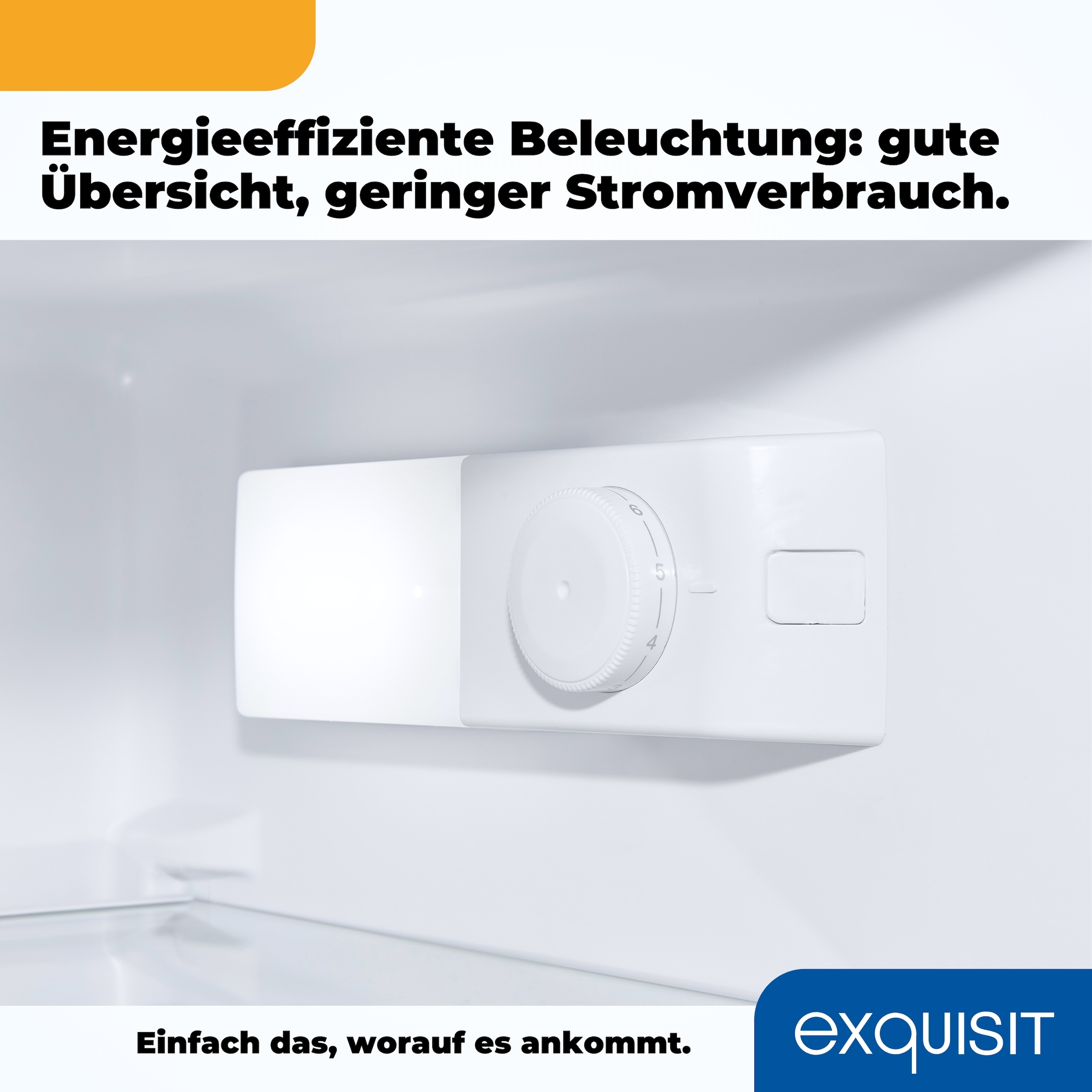 exquisit Kühl-/Gefrierkombination »KGC233-60-HE-040D«, Energieeffizienzklasse D, 173 Liter Nutzinhalt, 4 Sterne Gefrieren