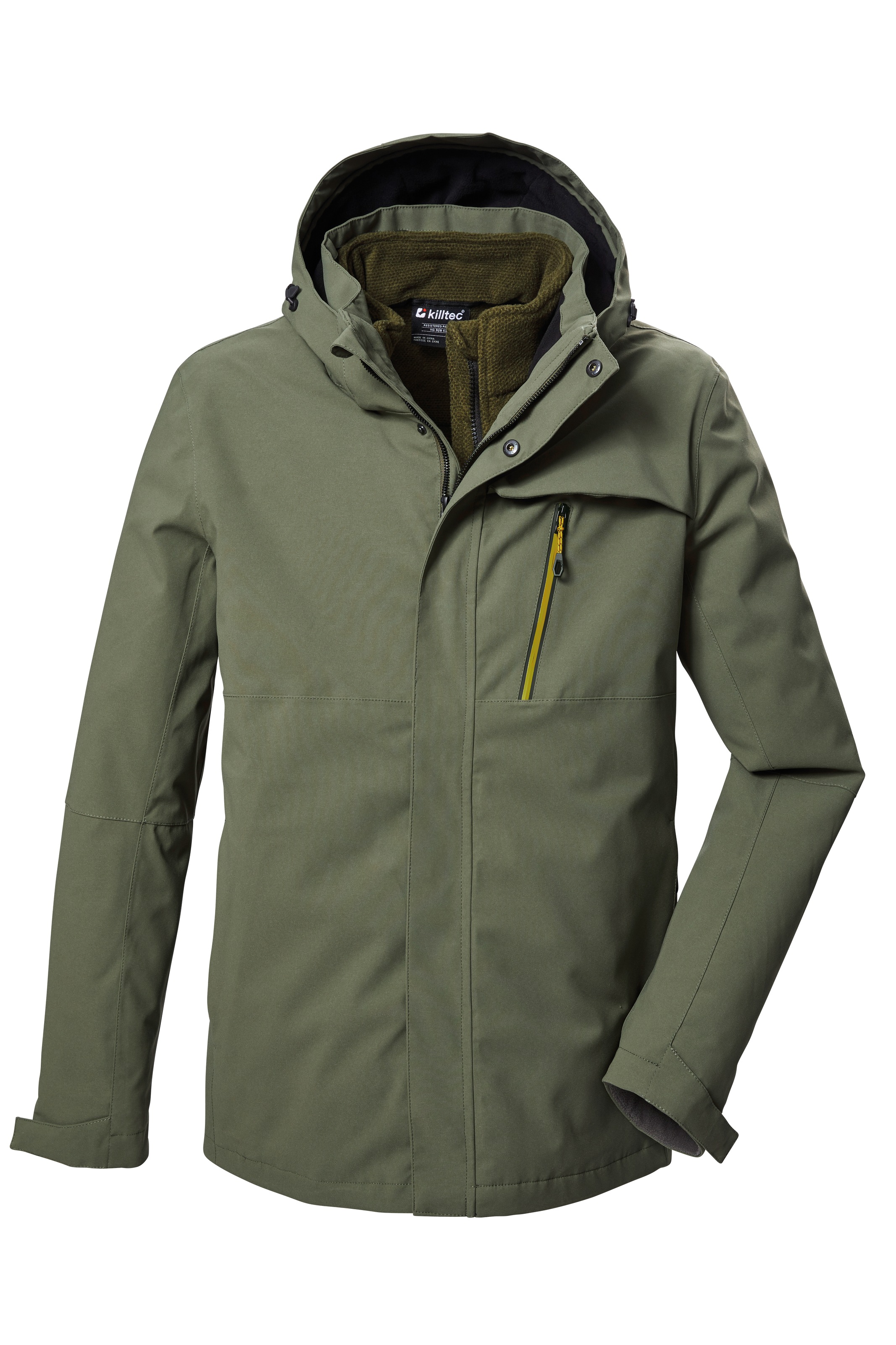 Killtec 3-in-1-Funktionsjacke »KOW 6 MN JCKT«, (Set, 2 St., Jacken, aus zwei einzelnen Jacken bestehend), mit Kapuze