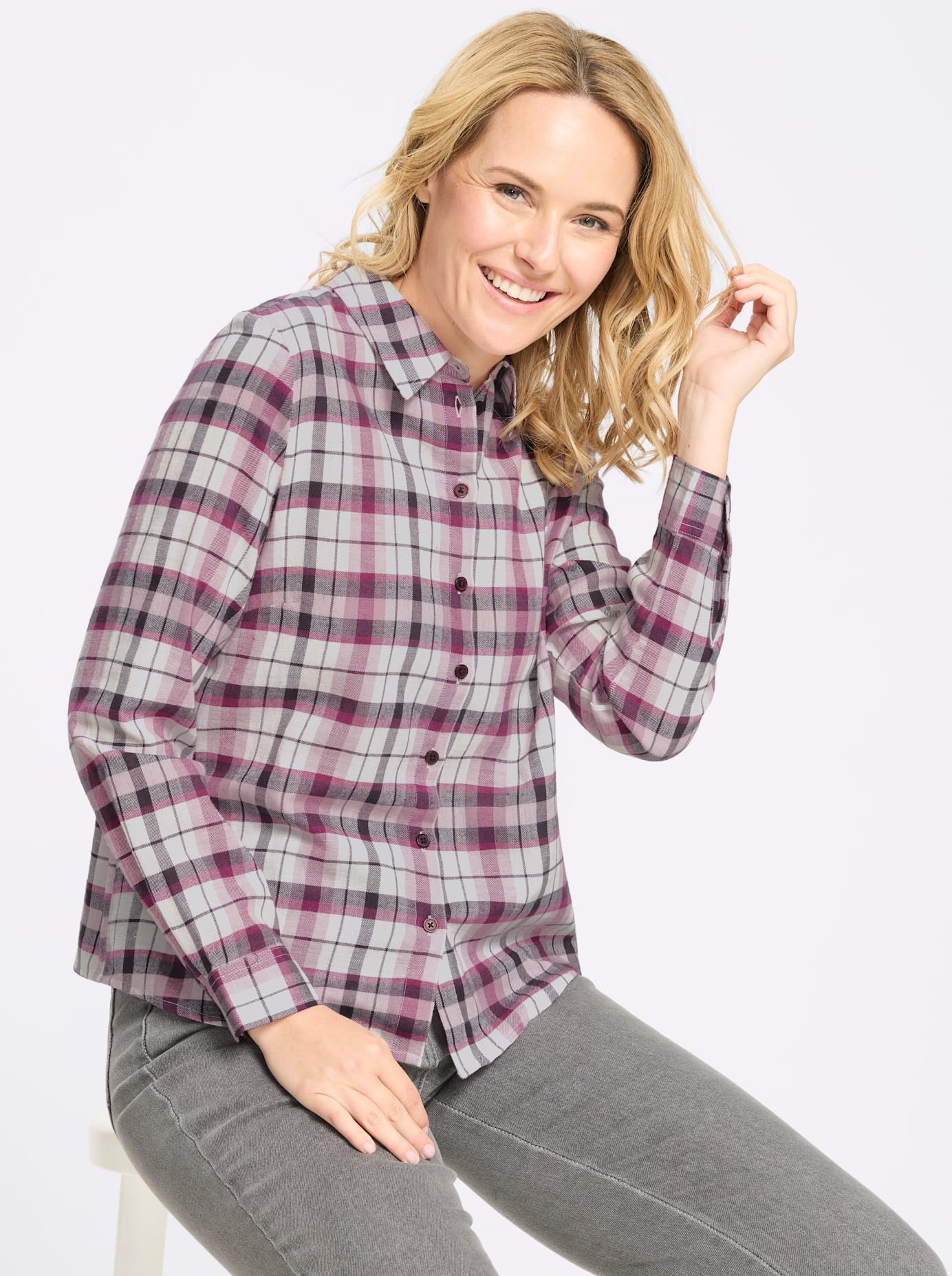 Classic Basics Flanellbluse
