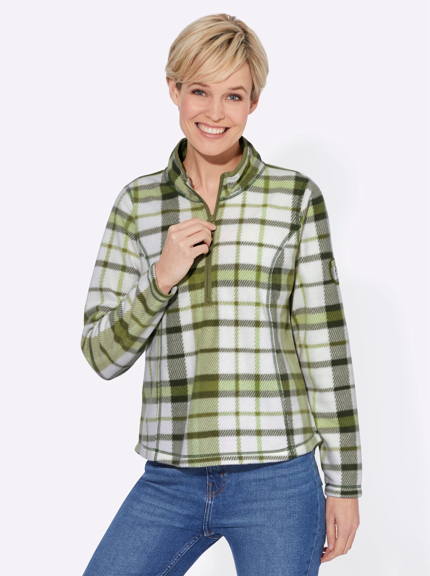 Casual Looks Fleeceshirt »Fleece-Shirt«, (1 tlg.)