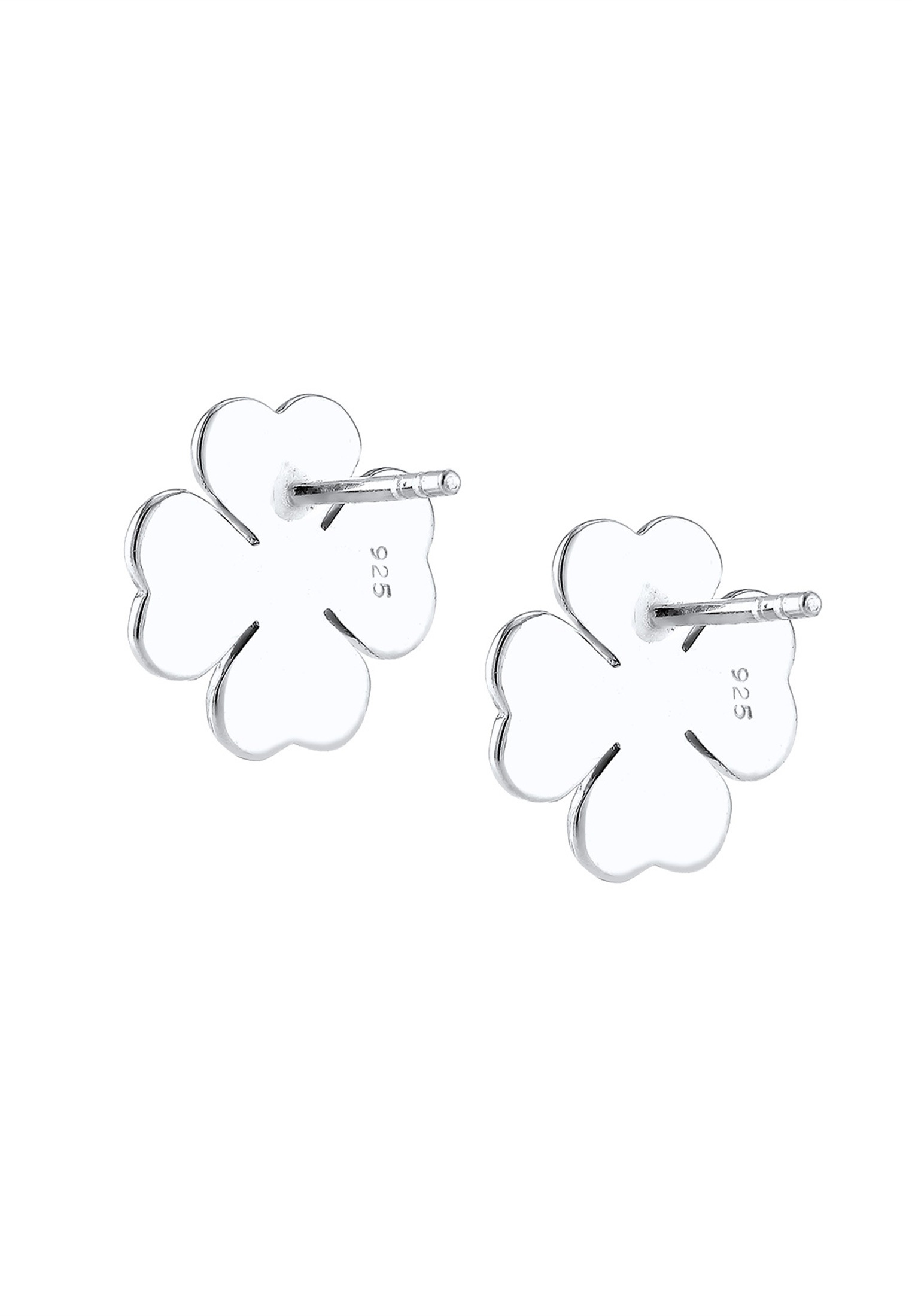 Elli Paar Ohrstecker »Ohrringe Ohrstecker Kleeblatt 925 Sterling Silber«