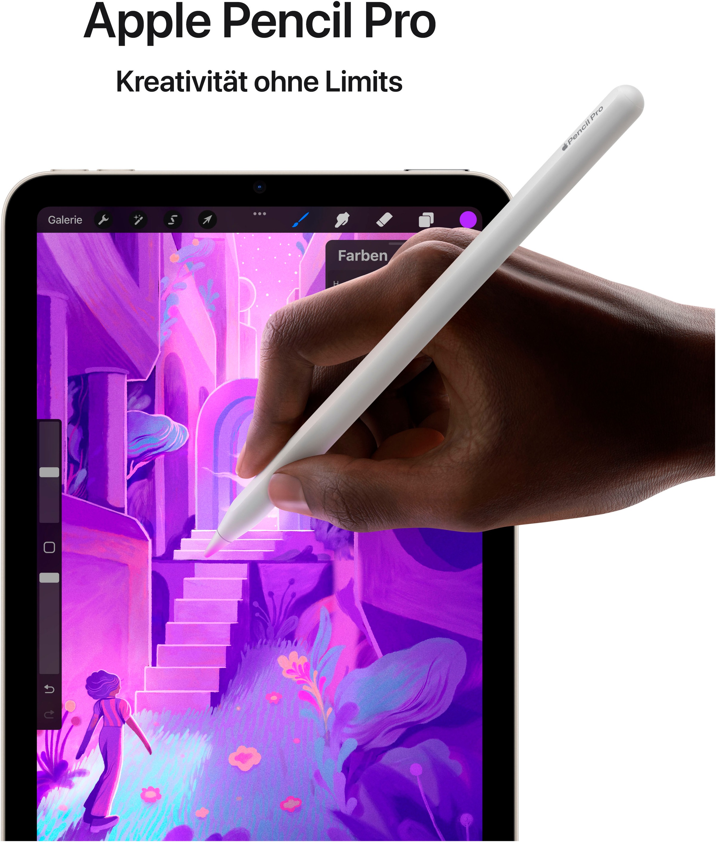 Apple Tablet »iPad mini 2024 Wi-Fi + Cellular 512GB«, (21,08 cm / 8.3 Zoll), iPadOS, Retina, 5G,)