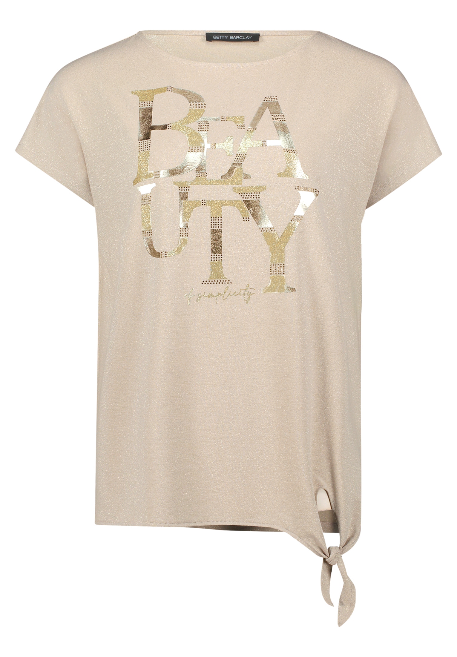 Betty Barclay Kurzarmshirt »Halbarm-Shirt mit Schleifenknoten«