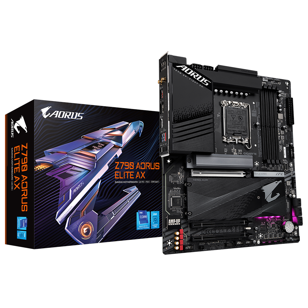 Gigabyte Mainboard »Z790 AORUS ELITE AX« in schwarz