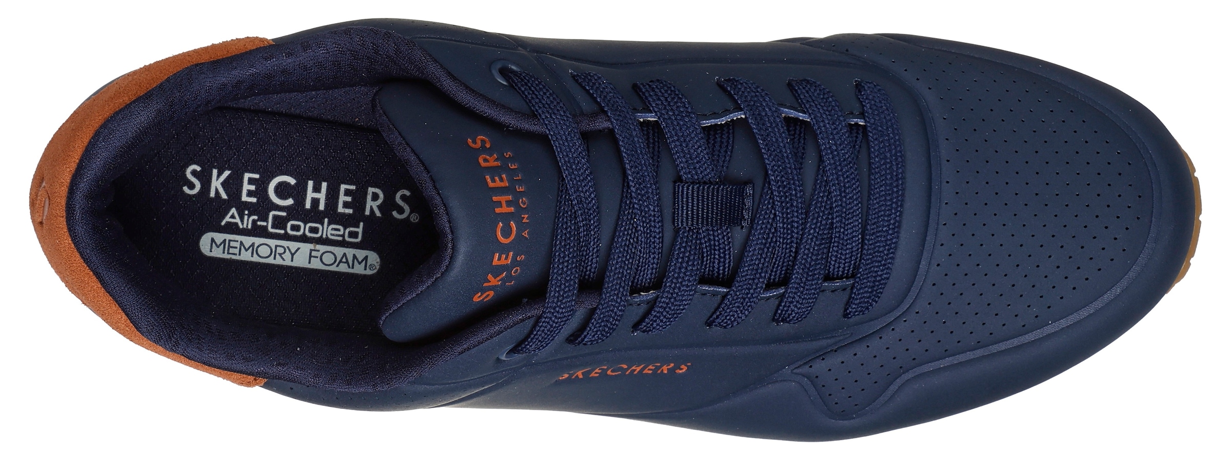 Skechers Sneaker »UNO-SUITED ON AIR«  Freizeitschuh, Halbschuh, Schnürschuh mit modischer Keilsohle