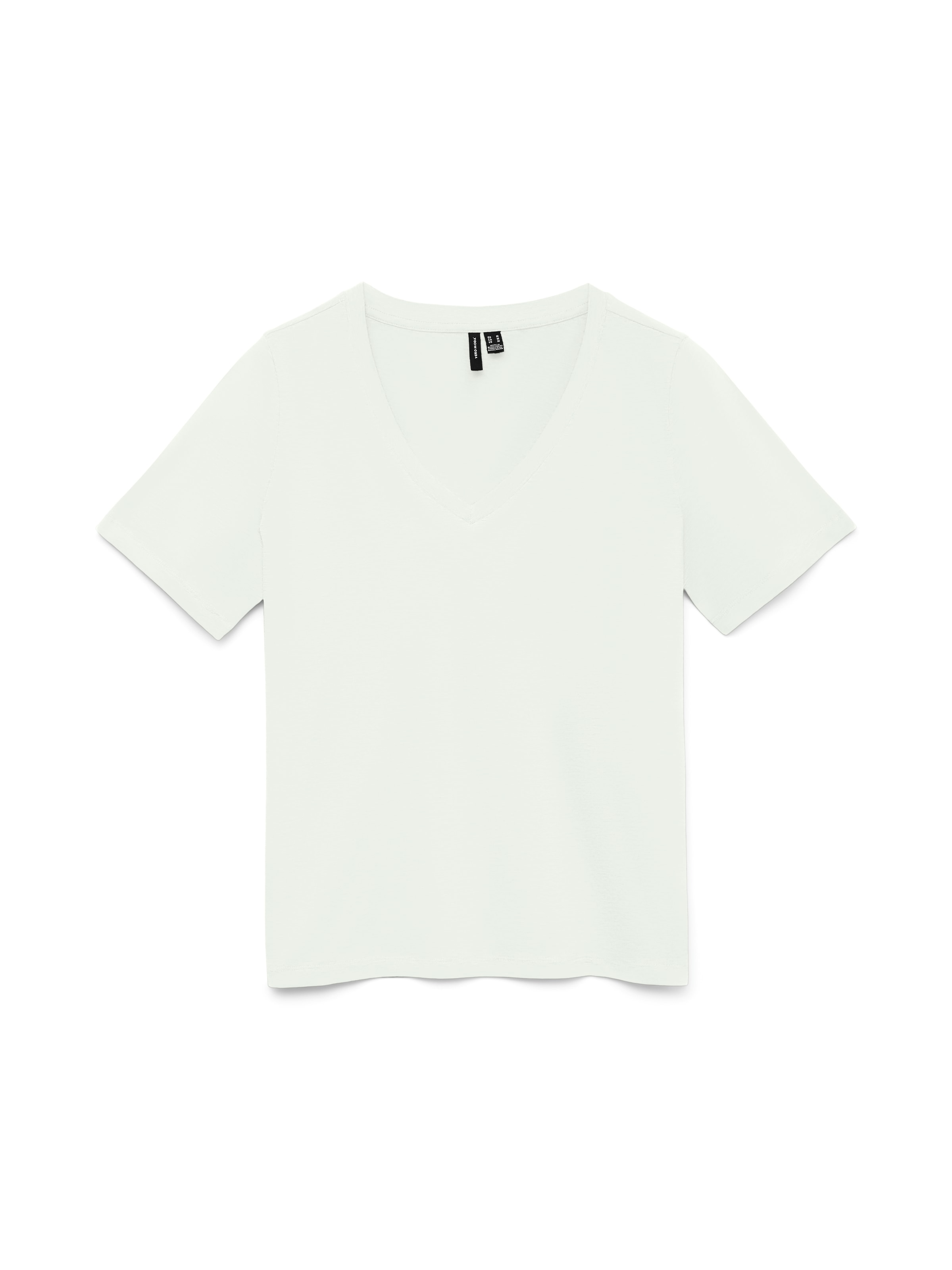 Vero Moda Kurzarmshirt »VMPAULINA SS V-NECK T-SHIRT JRS NOOS« Baumwolle