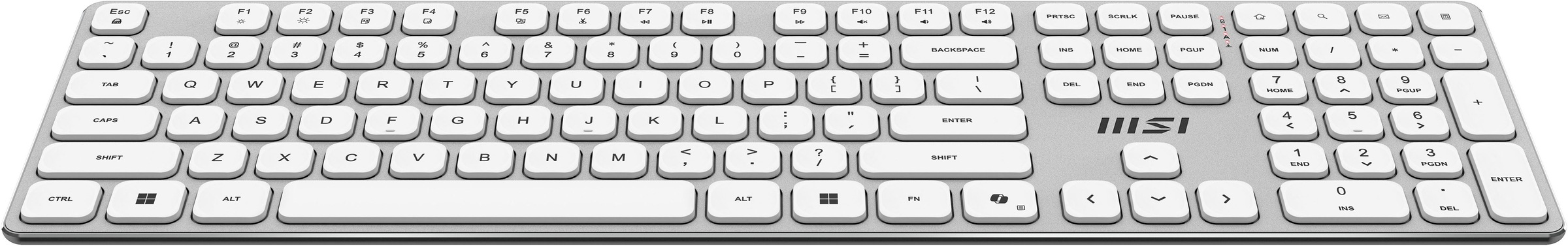 MSI Wireless-Tastatur »Forge K210 Combo« (USB-Anschluss | Ziffernblock | verstellbare Füße)